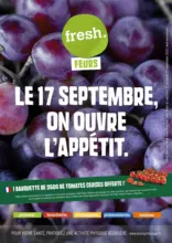 Le 17 septembre, on ouvre l’appétit.