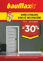 Baumax Aktuální leták Baumax – do 09.10.2025