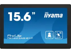 IIYAMA ProLite TW1623AS-B1P 15,6 Zoll Monitor, Full-HD, 30 ms Reaktionszeit, 450 cd/m², Schwarz