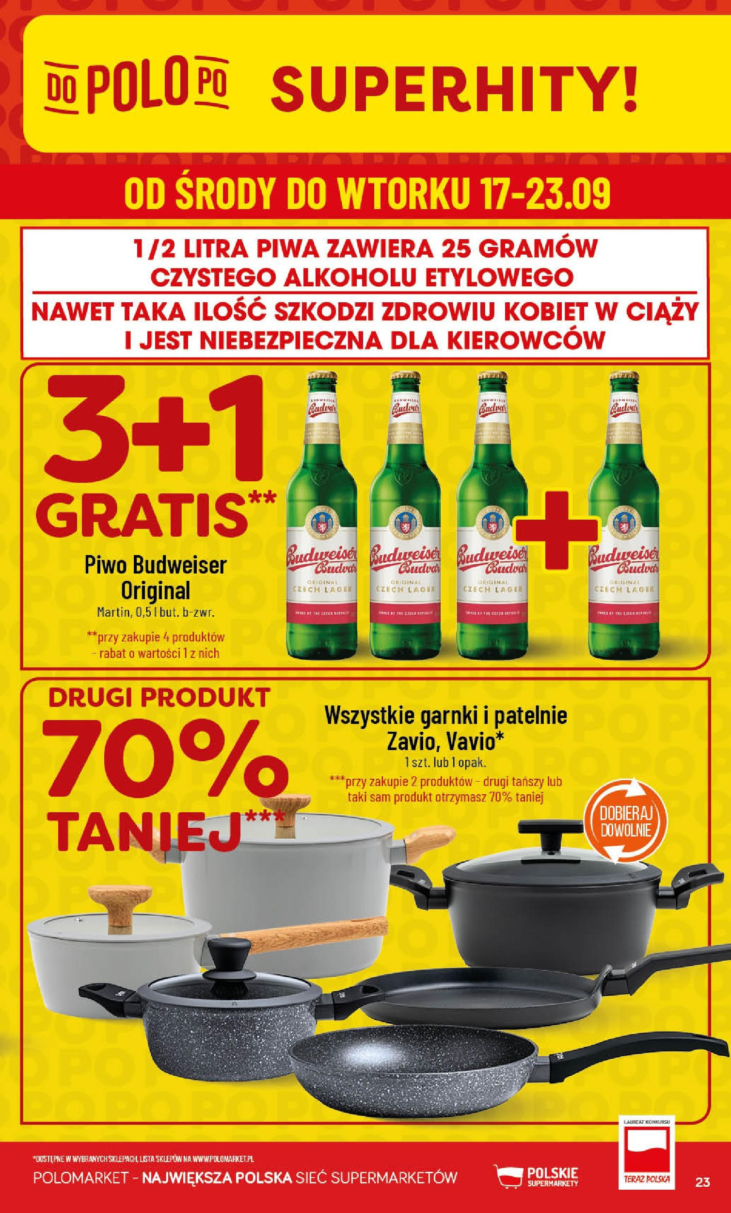 POLOmarket gazetka od jutra (16.09.2025) - Nowa PDF | Strona: 23
