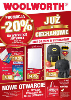 Pogląd oferty "Woolworth Gazetka - Już w Ciechanowie" - ważna od 30.09.2025