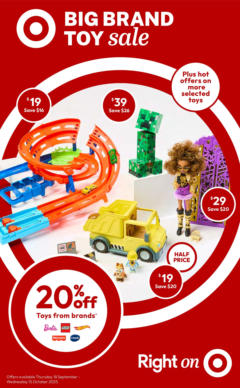 Preview of Target - Big Brand Toy Sale - valid from 17.09.2025