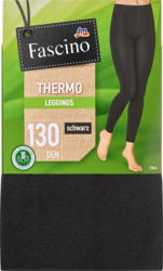 Fascino Leggings Thermo mit recyceltem Polyester schwarz Gr. 50/52, 130 DEN