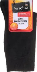 Fascino Socken mit Wollanteil Thermolite® schwarz Gr. 43-46
