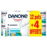 Auchan Hypermarch&eacute; Danone Le Nature 12+4 offerts - au 01.07.2026