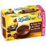 Auchan Hypermarch&eacute; Petit Pot de Cr&egrave;me La Laiti&egrave;re 4x100g - au 01.07.2026