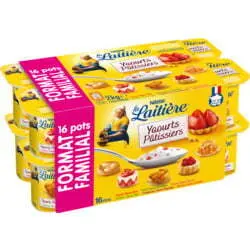 Yaourts P&acirc;tissiers La Laiti&egrave;re 12+4 offerts