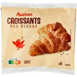 Croissants Pur Beurre Surgel&eacute;s x6