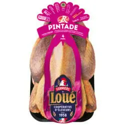 Pintade Fermi&egrave;re Lou&eacute; Label Rouge