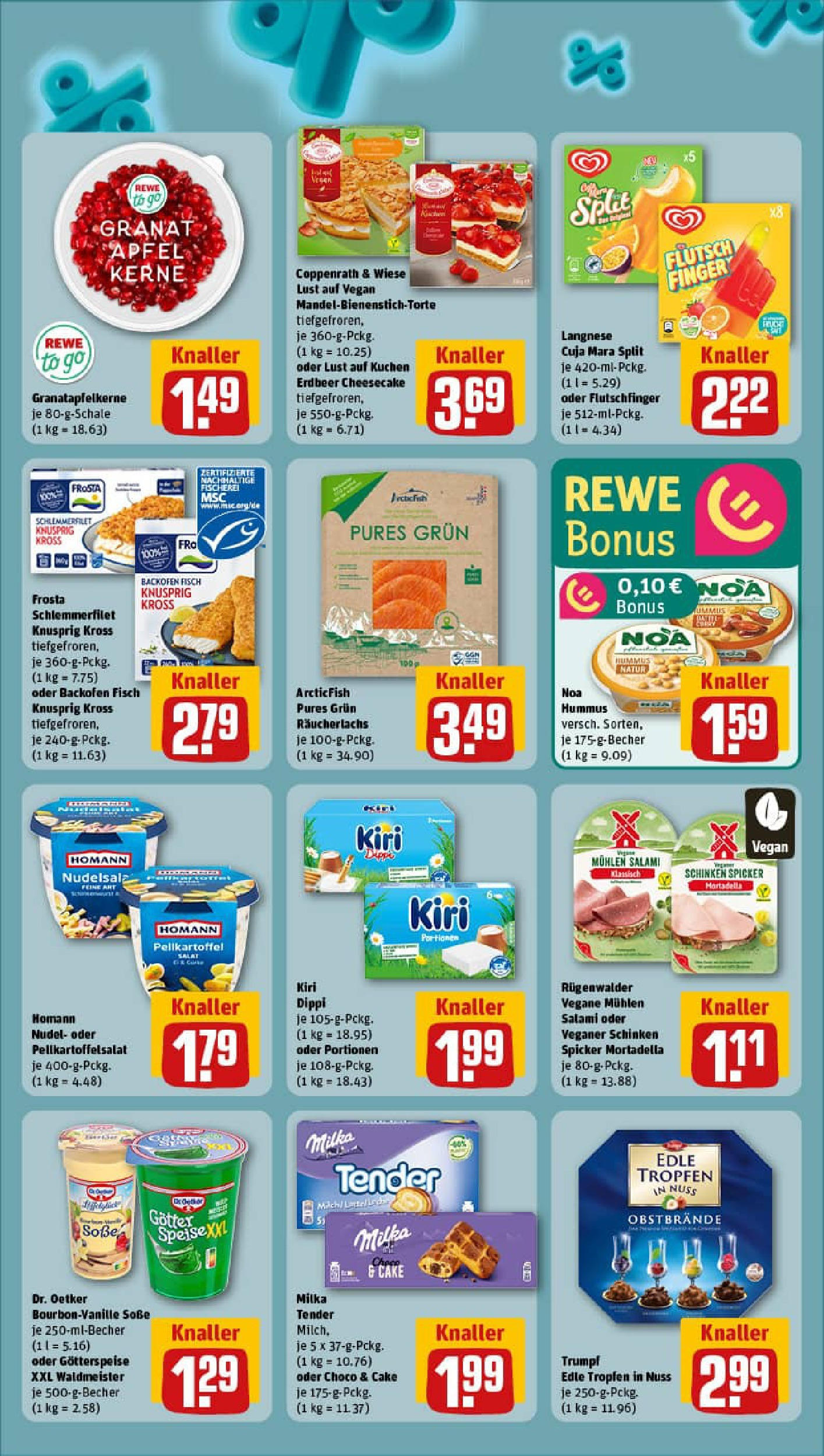 REWE Prospekt ab 21.09.2025 zum Blättern » Angebote | Seite: 5 | Produkte: Langnese, Räucherlachs, Salami, Kuchen REWE Prospekt ab 21.09.2025 zum Blättern » Angebote | Seite: 5 | Produkte: Langnese, Räucherlachs, Salami, Kuchen