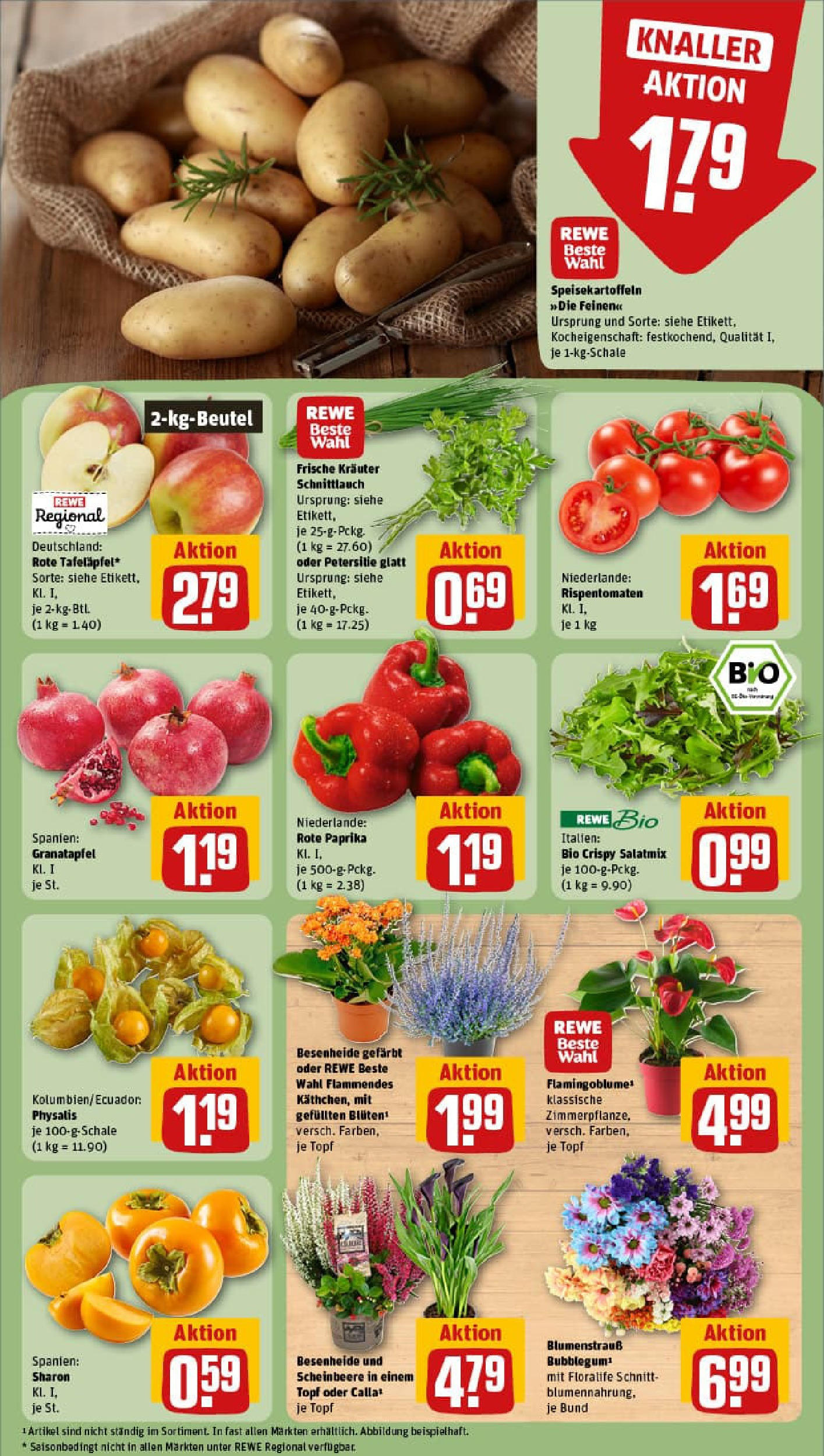 REWE Prospekt ab 21.09.2025 zum Blättern » Angebote | Seite: 11 | Produkte: Granatapfel, Paprika, Petersilie REWE Prospekt ab 21.09.2025 zum Blättern » Angebote | Seite: 11 | Produkte: Granatapfel, Paprika, Petersilie