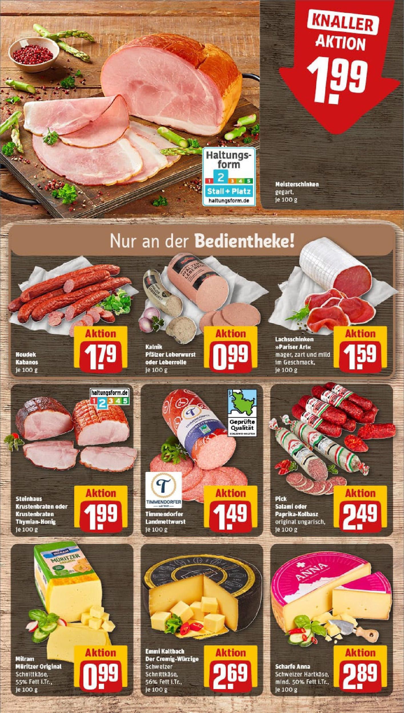 REWE Prospekt ab 21.09.2025 zum Blättern » Angebote | Seite: 13 | Produkte: Krustenbraten, Salami REWE Prospekt ab 21.09.2025 zum Blättern » Angebote | Seite: 13 | Produkte: Krustenbraten, Salami