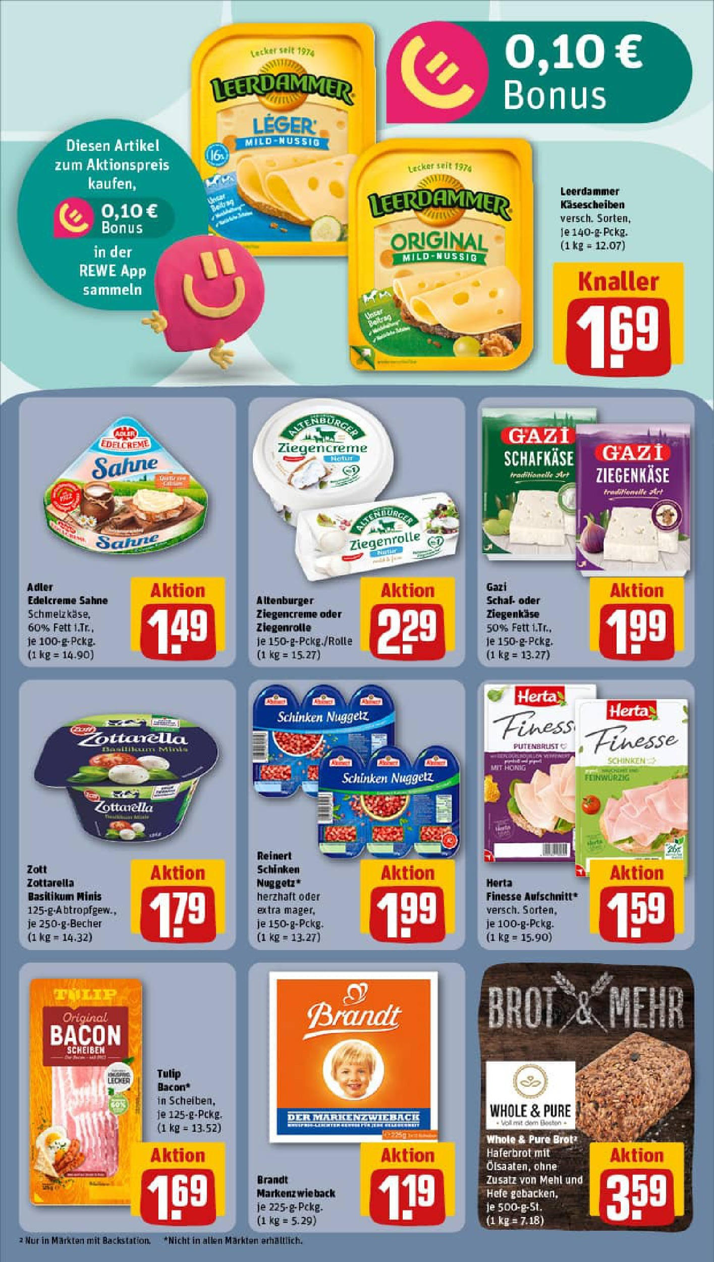 REWE Prospekt ab 21.09.2025 zum Blättern » Angebote | Seite: 18 | Produkte: Leerdammer, Schal, Sahne, Herta finesse REWE Prospekt ab 21.09.2025 zum Blättern » Angebote | Seite: 18 | Produkte: Leerdammer, Schal, Sahne, Herta finesse