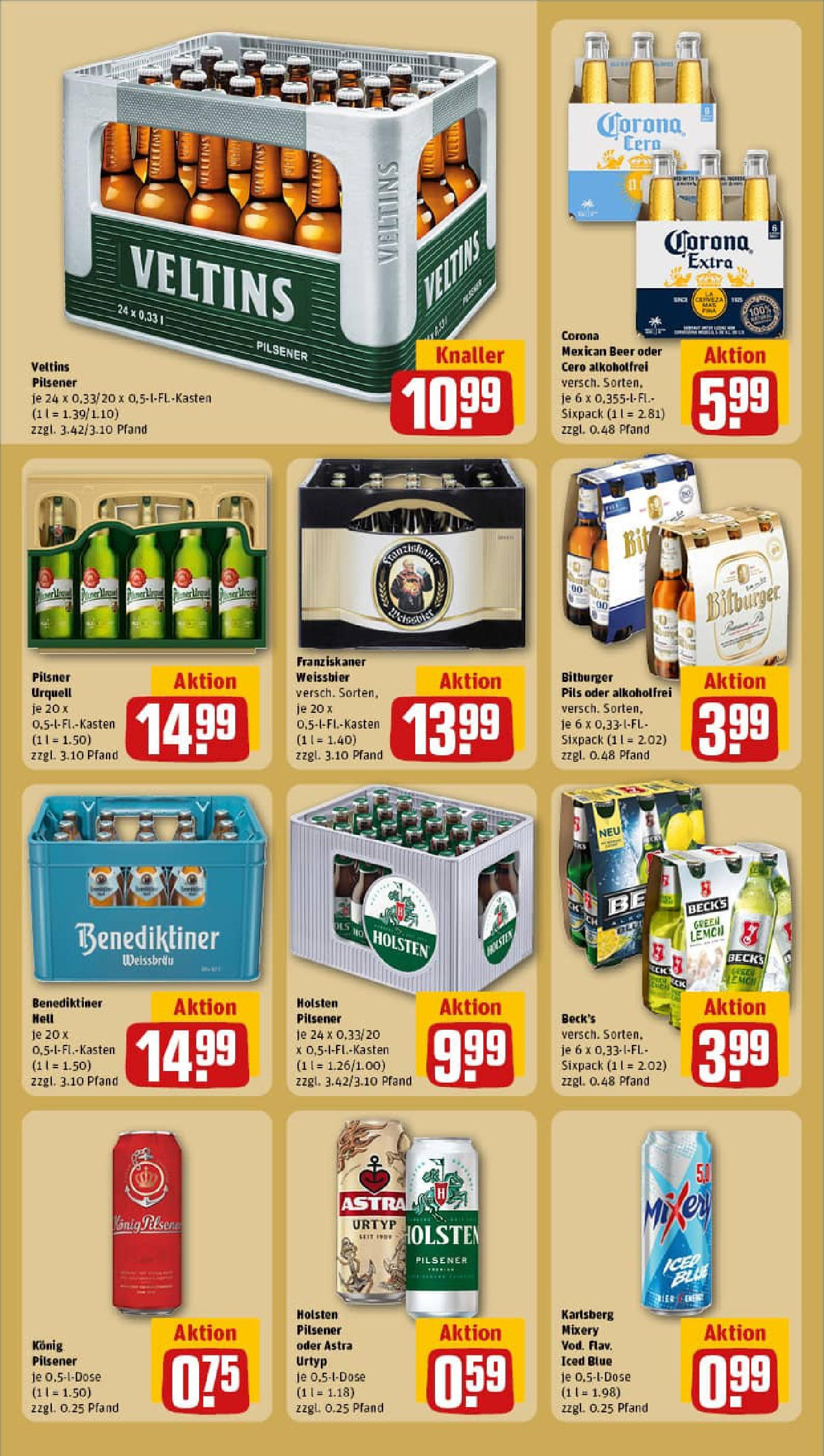 REWE Prospekt ab 21.09.2025 zum Blättern » Angebote | Seite: 23 | Produkte: Bitburger, Franziskaner, Pils, Astra REWE Prospekt ab 21.09.2025 zum Blättern » Angebote | Seite: 23 | Produkte: Bitburger, Franziskaner, Pils, Astra