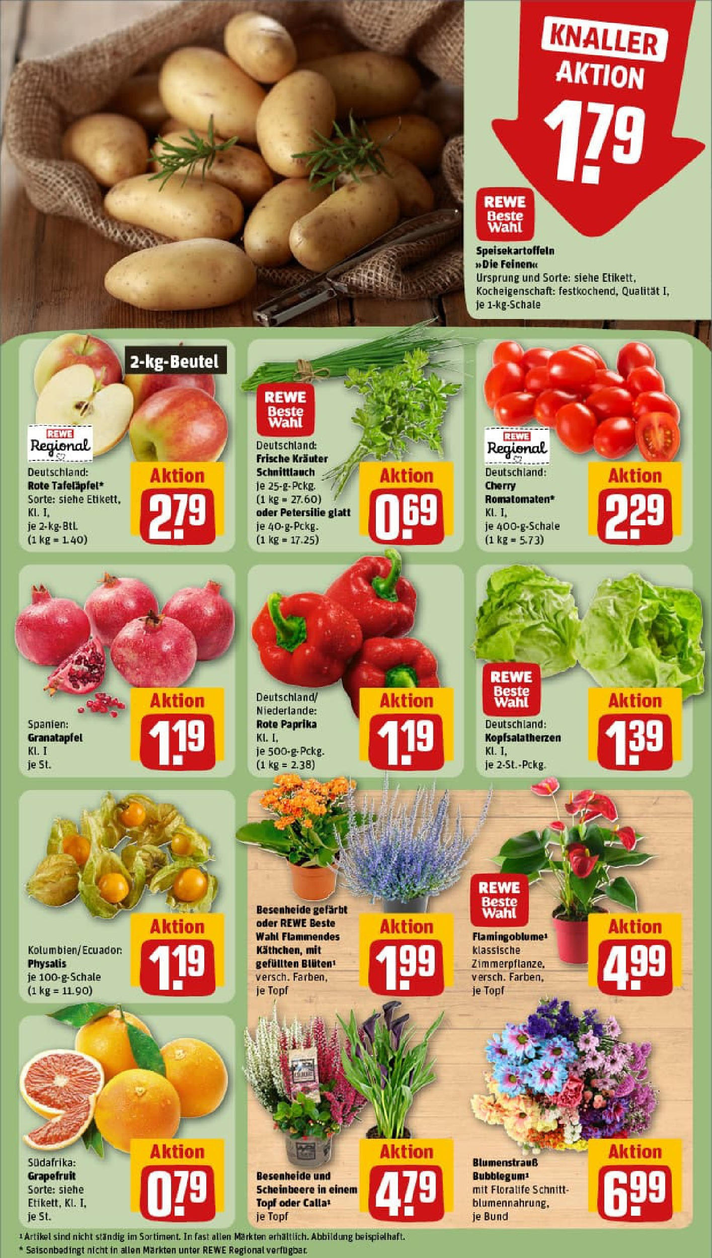 REWE Prospekt ab 21.09.2025 zum Blättern » Angebote | Seite: 11 | Produkte: Granatapfel, Grapefruit, Paprika, Petersilie REWE Prospekt ab 21.09.2025 zum Blättern » Angebote | Seite: 11 | Produkte: Granatapfel, Grapefruit, Paprika, Petersilie