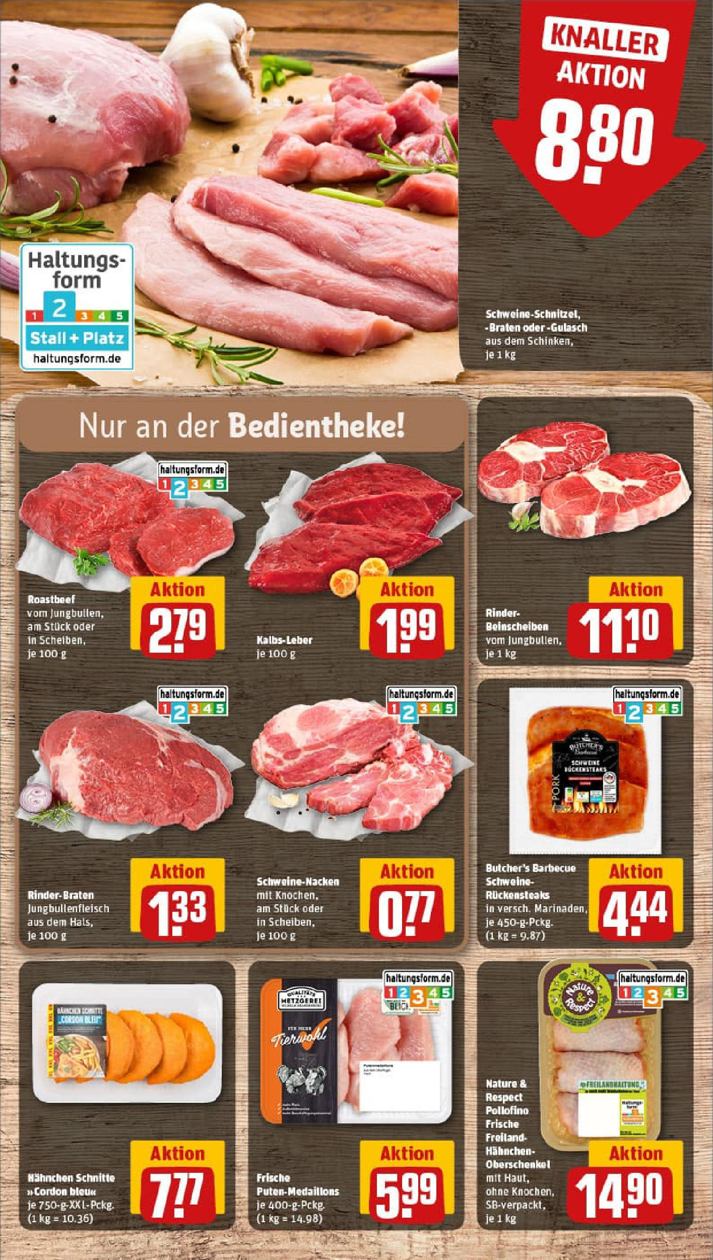 REWE Prospekt ab 21.09.2025 zum Blättern » Angebote | Seite: 12 | Produkte: Hahnchen, Schweinenacken, Kalbsleber, Gulasch REWE Prospekt ab 21.09.2025 zum Blättern » Angebote | Seite: 12 | Produkte: Hahnchen, Schweinenacken, Kalbsleber, Gulasch