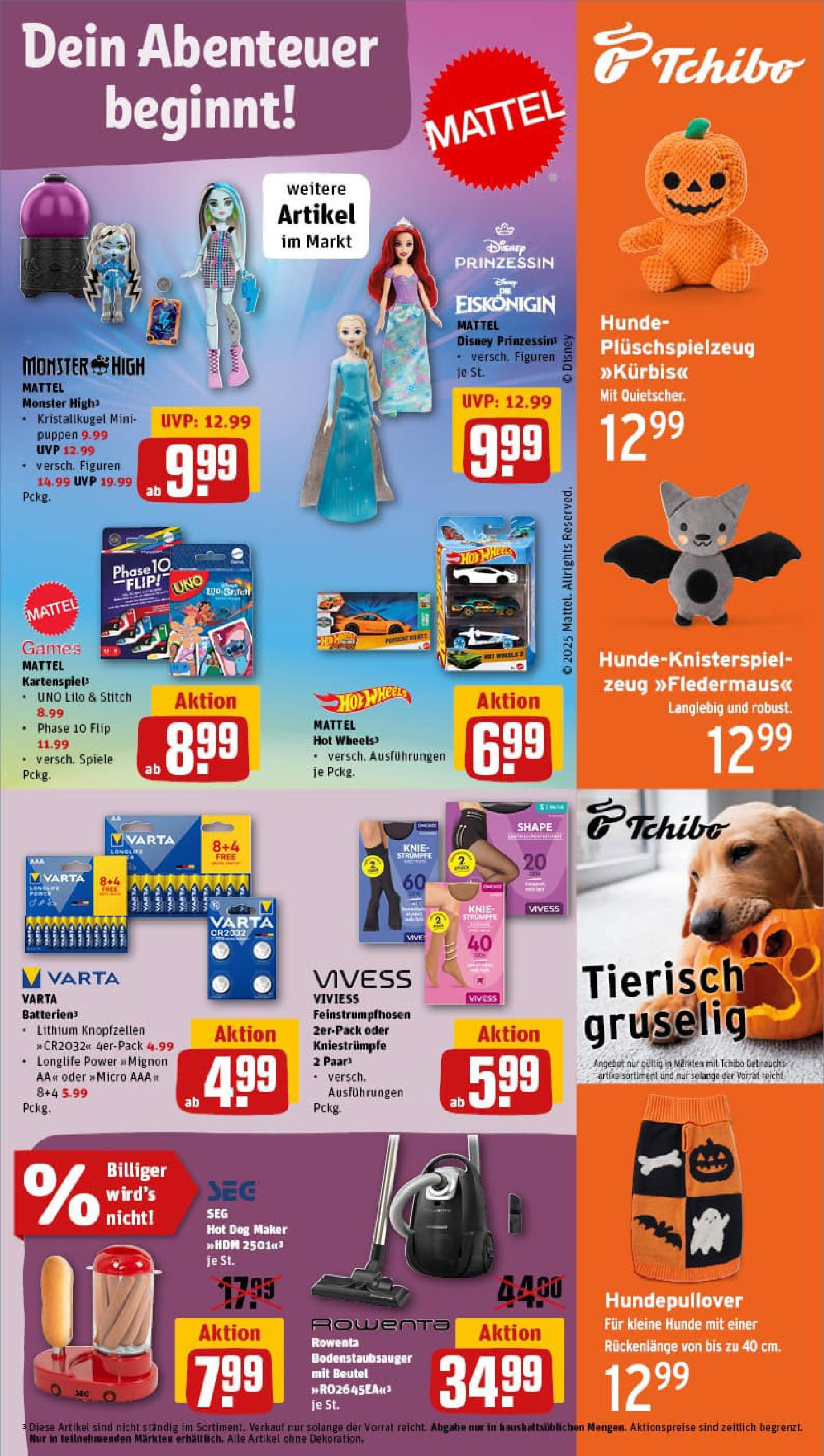 REWE Prospekt ab 21.09.2025 zum Blättern » Angebote | Seite: 25 | Produkte: Strümpfe, Kniestrümpfe, Batterien, Monster REWE Prospekt ab 21.09.2025 zum Blättern » Angebote | Seite: 25 | Produkte: Strümpfe, Kniestrümpfe, Batterien, Monster