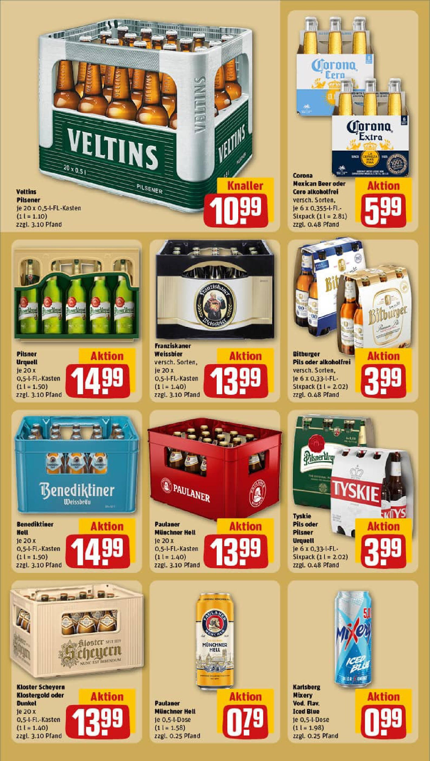 REWE Prospekt ab 21.09.2025 zum Blättern » Angebote | Seite: 27 | Produkte: Mixer, Tyskie, Vodka, Veltins