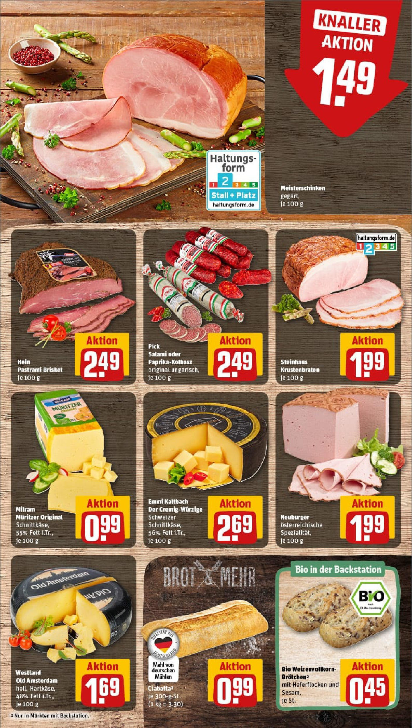 REWE Prospekt ab 21.09.2025 zum Blättern » Angebote | Seite: 13 | Produkte: Mehl, Krustenbraten, Brot, Salami REWE Prospekt ab 21.09.2025 zum Blättern » Angebote | Seite: 13 | Produkte: Mehl, Krustenbraten, Brot, Salami