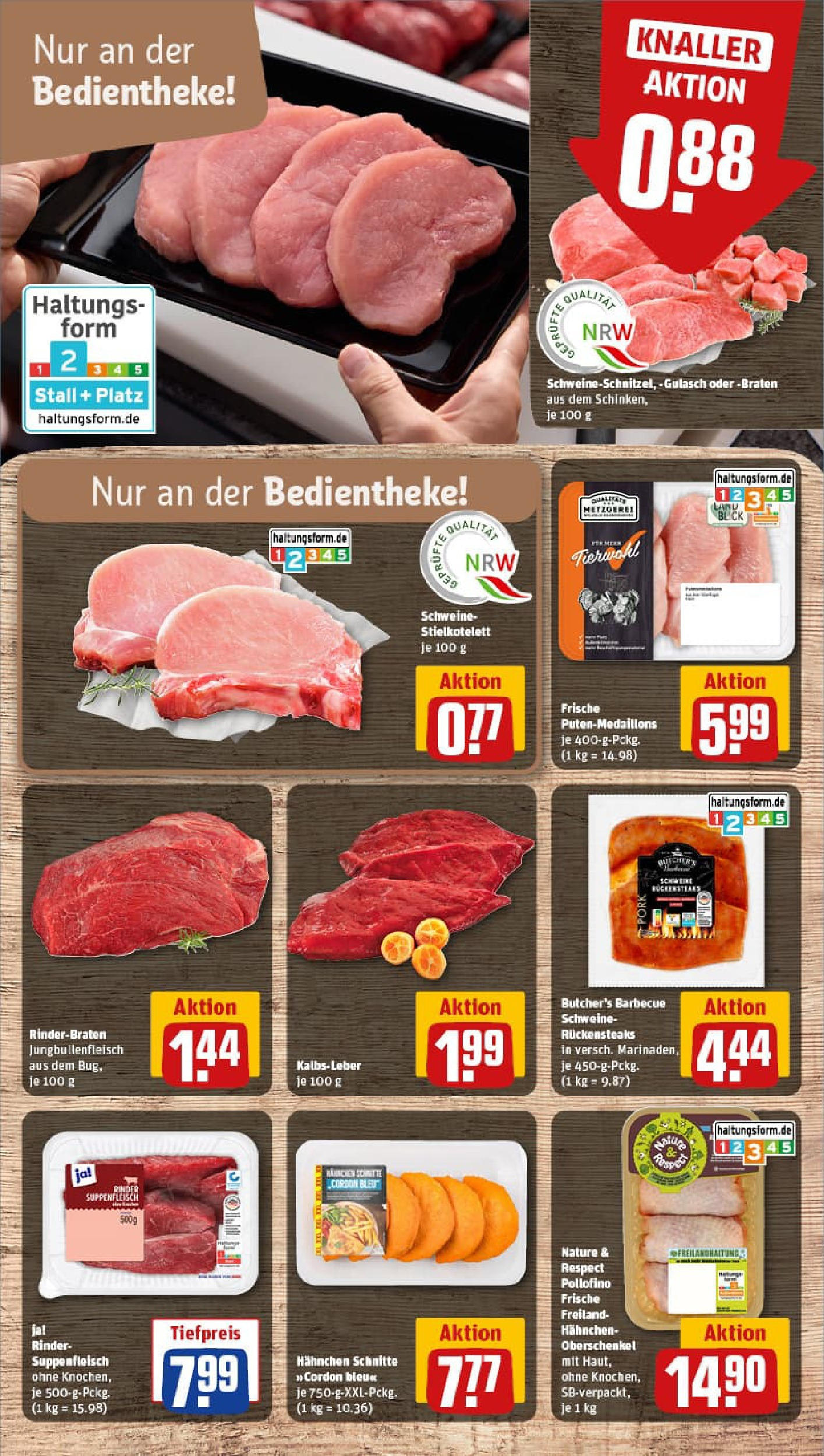 REWE Prospekt ab 21.09.2025 zum Blättern » Angebote | Seite: 12 | Produkte: Rinderbraten, Hahnchen, Gulasch, Suppenfleisch