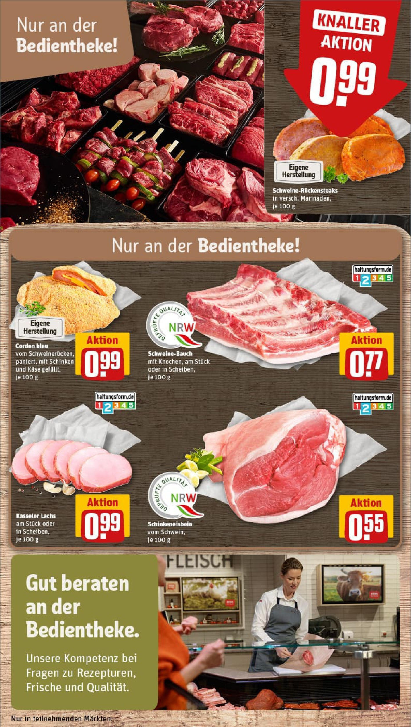 REWE Prospekt ab 21.09.2025 zum Blättern » Angebote | Seite: 16 | Produkte: Käse, Schweinebauch, Lachs, Schinken