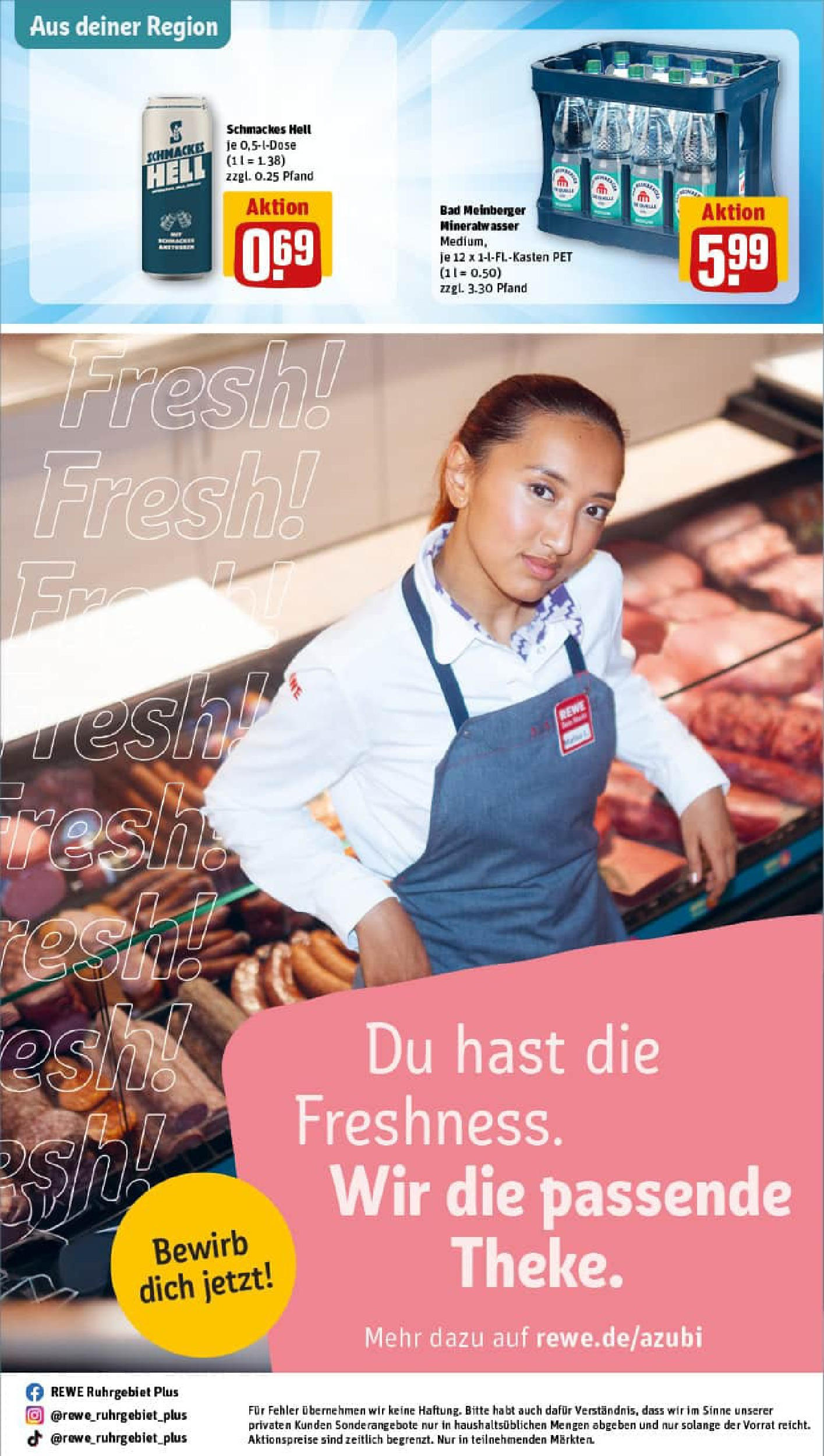 REWE Prospekt ab 21.09.2025 zum Blättern » Angebote | Seite: 30 | Produkte: Bad, Mineralwasser