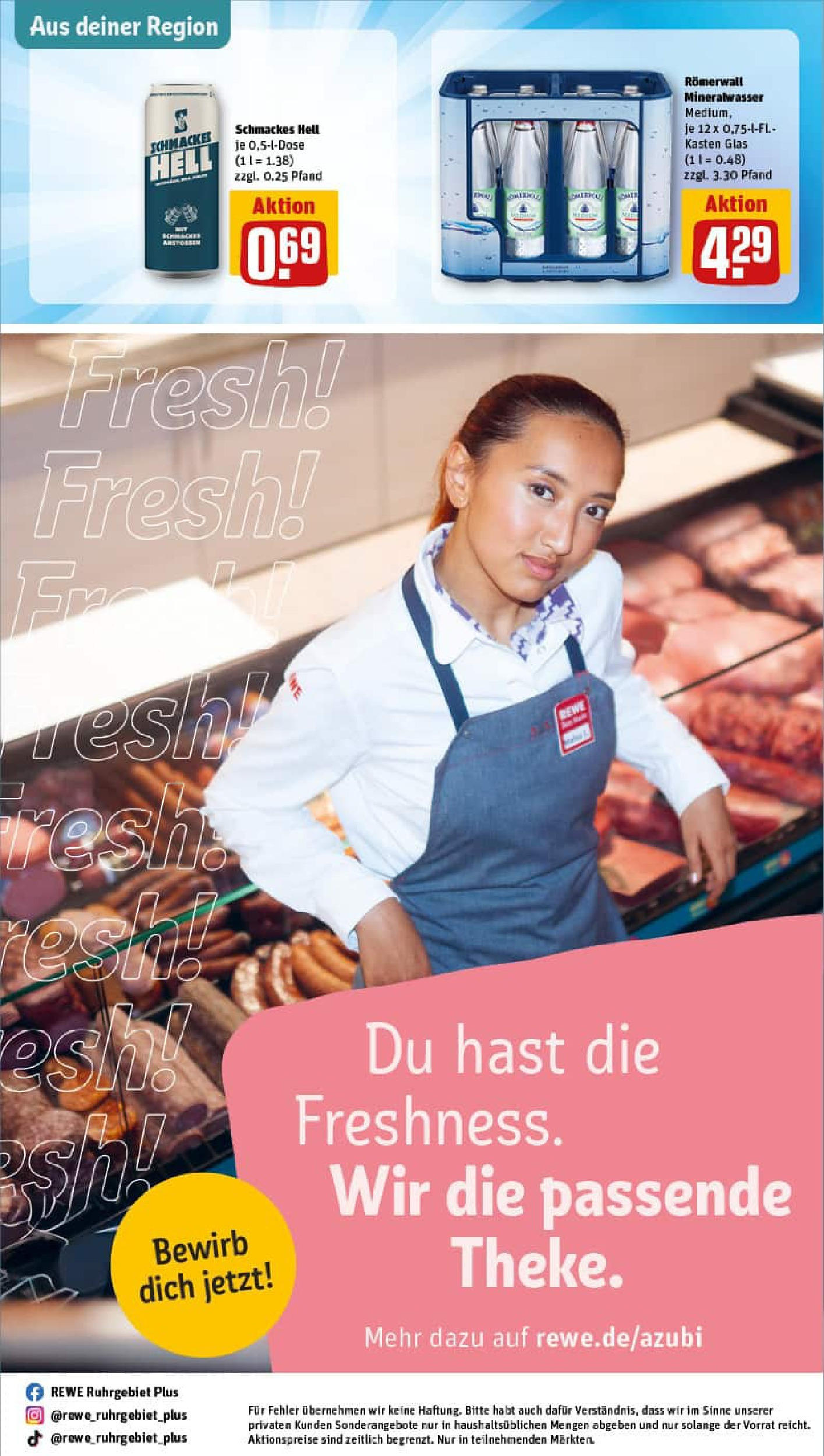 REWE Prospekt ab 21.09.2025 zum Blättern » Angebote | Seite: 31 | Produkte: Mineralwasser