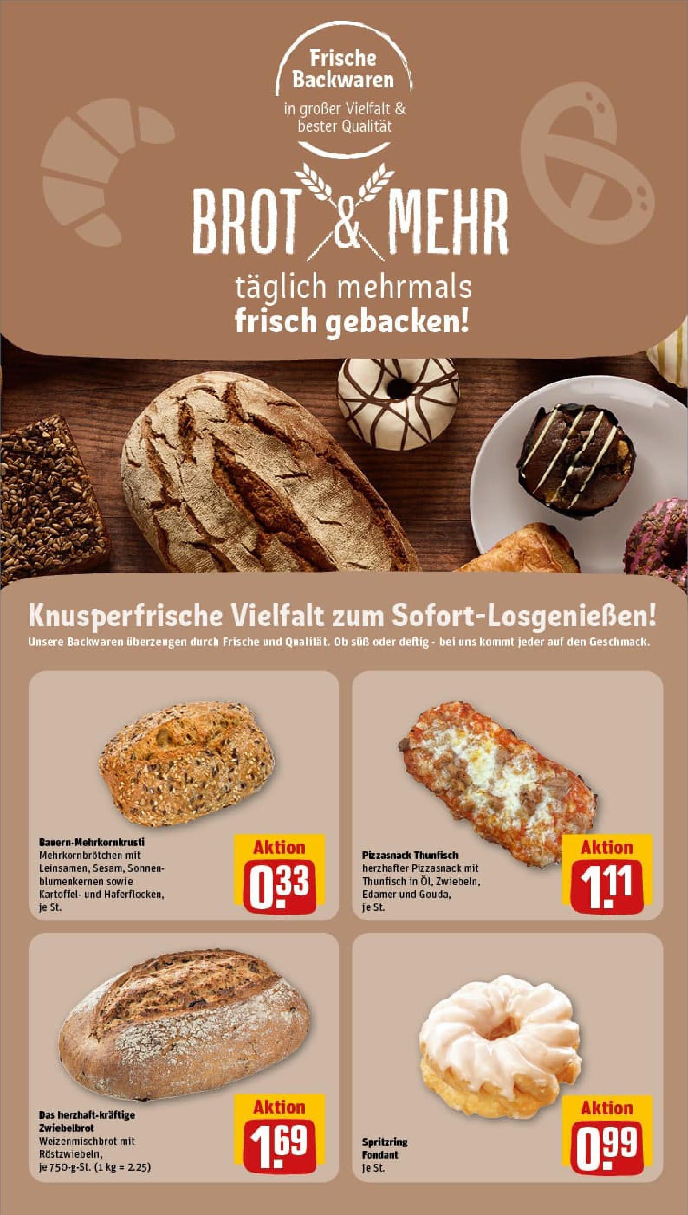 REWE Prospekt ab 21.09.2025 zum Blättern » Angebote | Seite: 29 | Produkte: Thunfisch, Edamer, Brot, Pizza