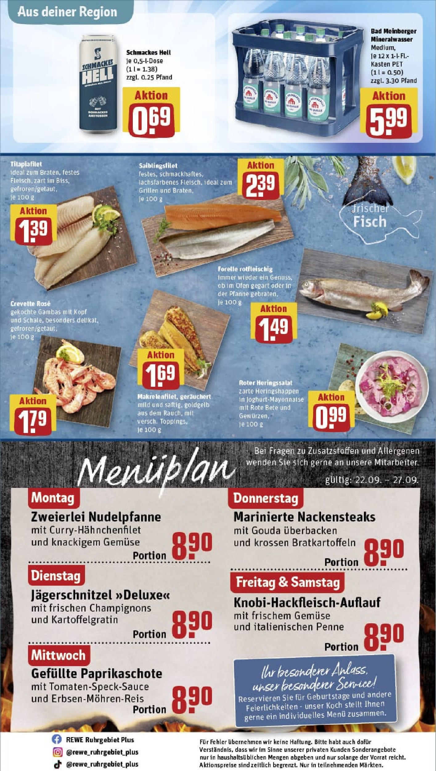 REWE Prospekt ab 21.09.2025 zum Blättern » Angebote | Seite: 30 | Produkte: Gouda, Bad, Champignons, Gemüse