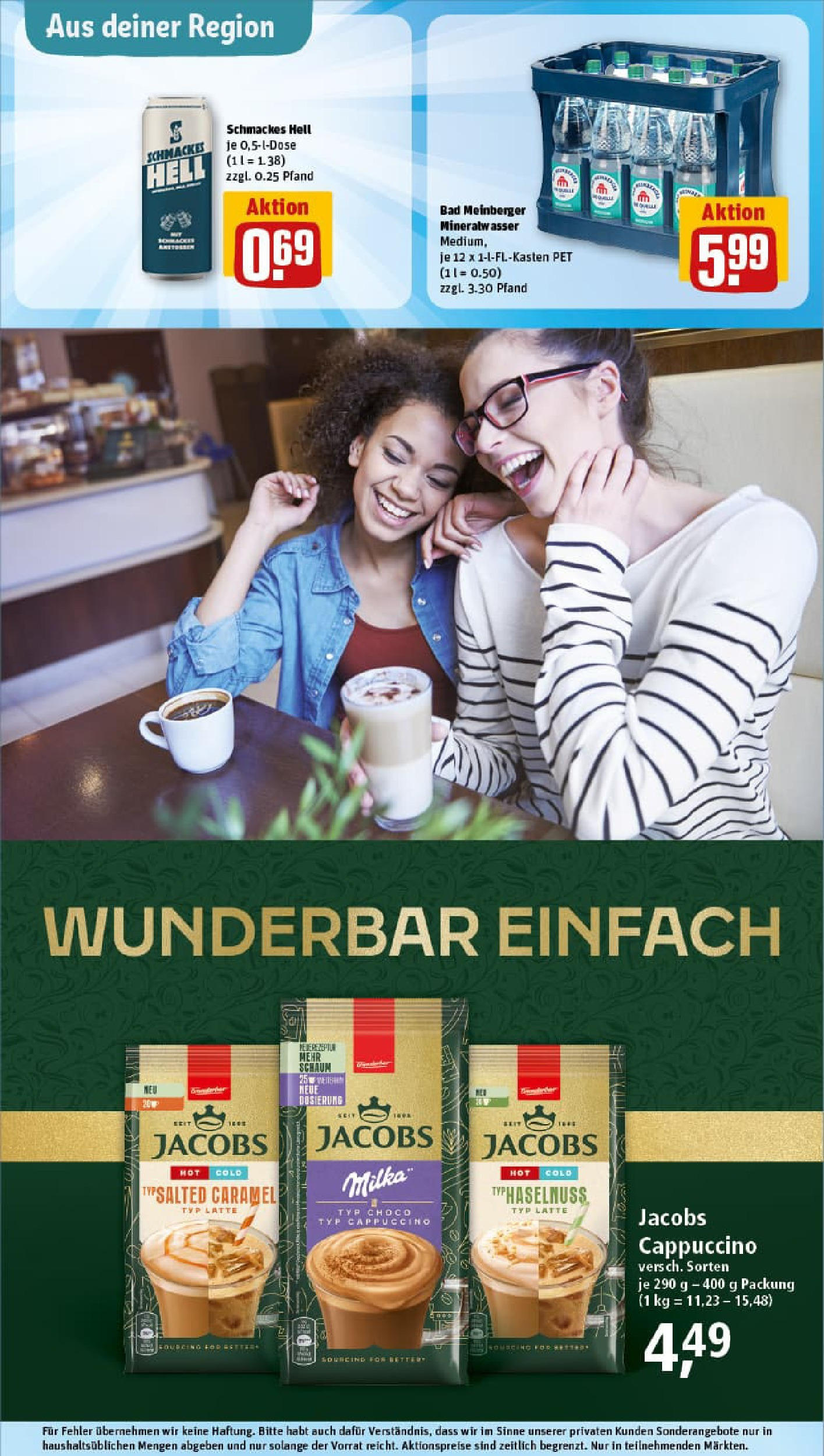 REWE Prospekt ab 21.09.2025 zum Blättern » Angebote | Seite: 31 | Produkte: Bad, Milka, Mineralwasser