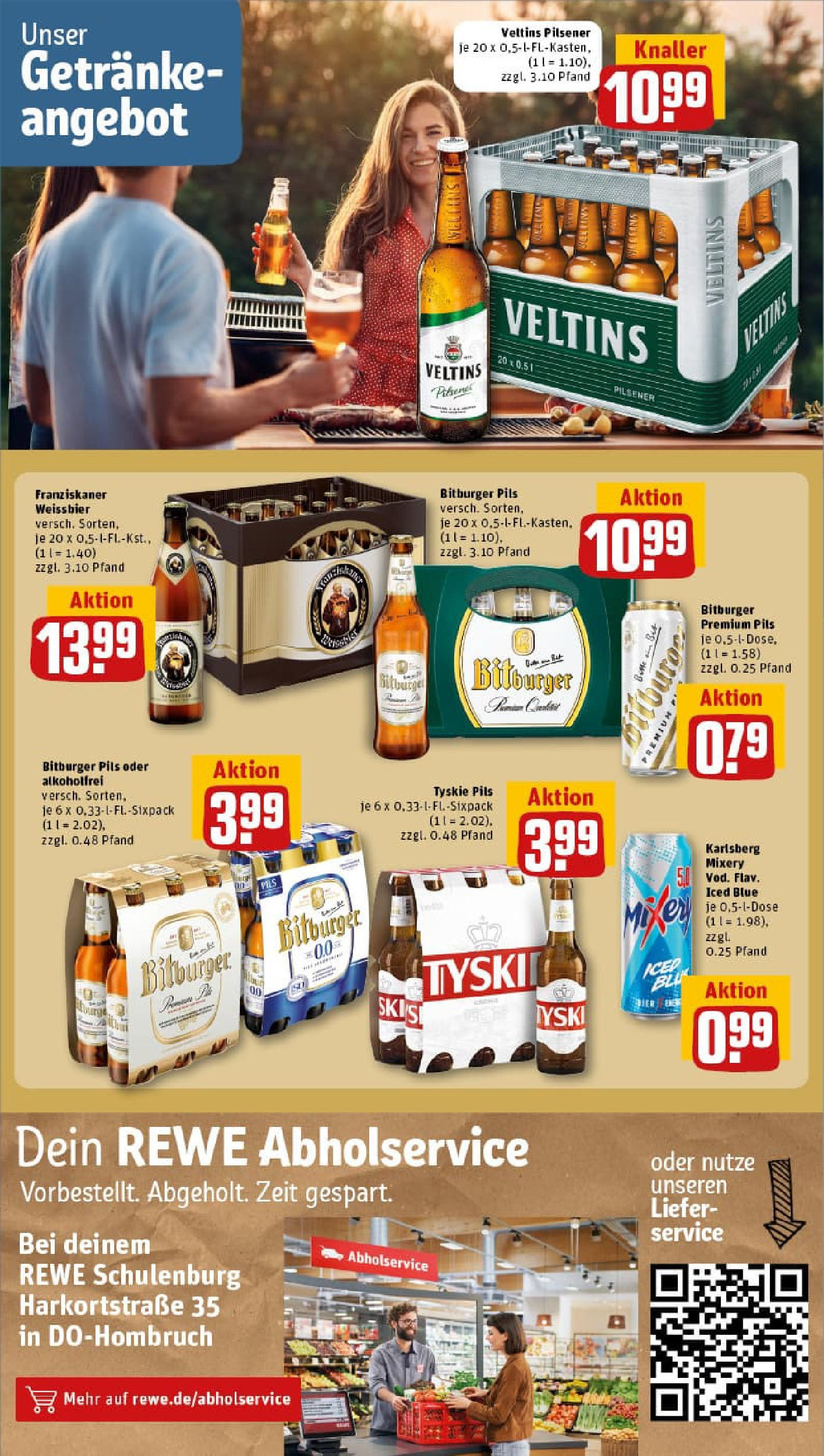 REWE Prospekt ab 21.09.2025 zum Blättern » Angebote | Seite: 21 | Produkte: Weißbier, Pils, Mixery, Veltins