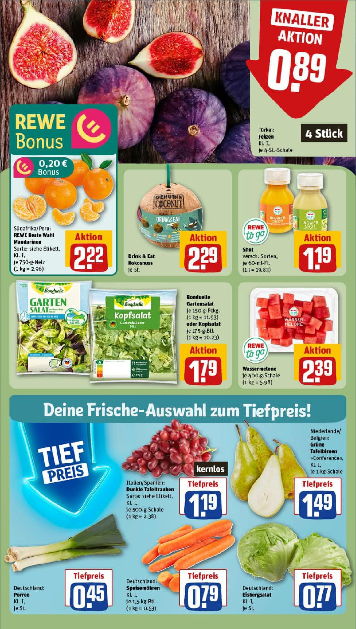 REWE Prospekt ab 21.09.2025 zum Blättern » Angebote | Seite: 10 | Produkte: Mandarinen, Eisbergsalat, Melone, Salat REWE Prospekt ab 21.09.2025 zum Blättern » Angebote | Seite: 10 | Produkte: Mandarinen, Eisbergsalat, Melone, Salat