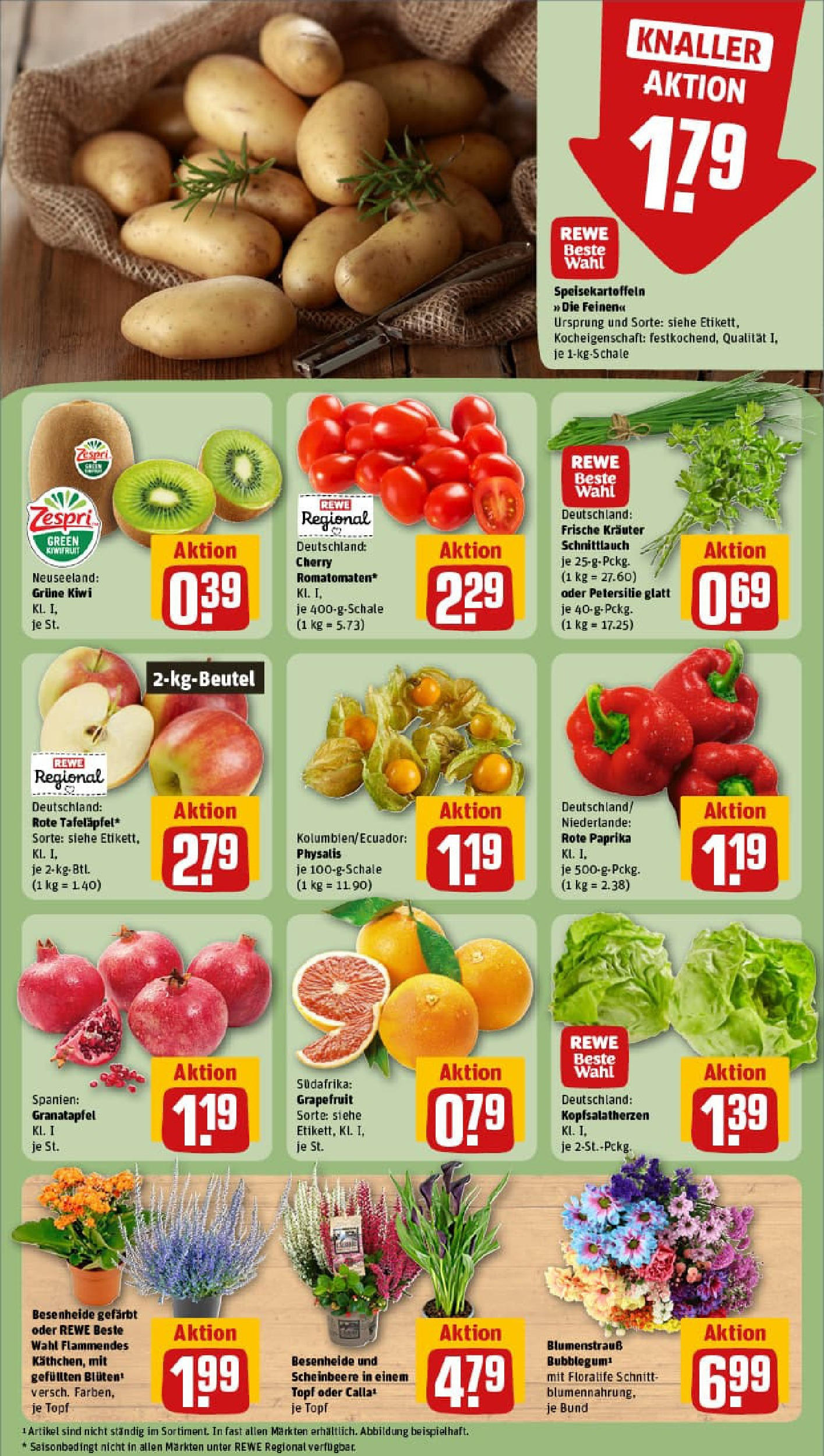 REWE Prospekt ab 21.09.2025 zum Blättern » Angebote | Seite: 11 | Produkte: Granatapfel, Grapefruit, Paprika, Petersilie REWE Prospekt ab 21.09.2025 zum Blättern » Angebote | Seite: 11 | Produkte: Granatapfel, Grapefruit, Paprika, Petersilie
