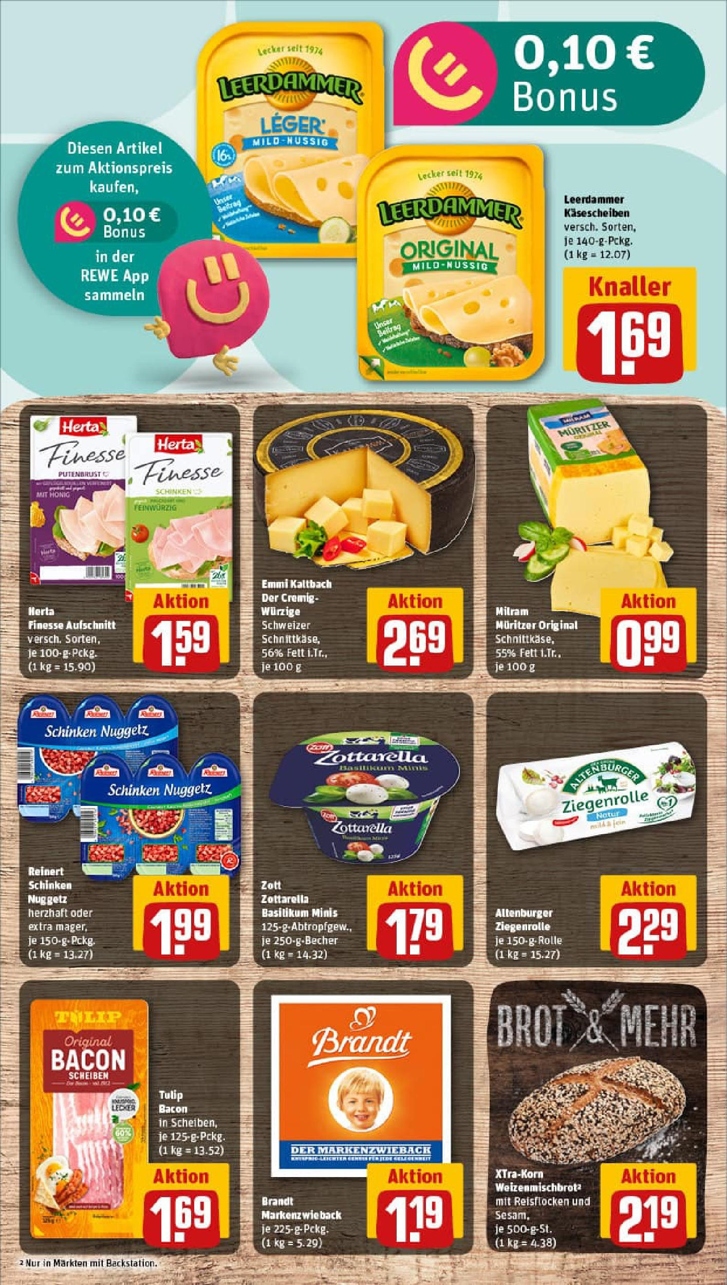 REWE Prospekt ab 21.09.2025 zum Blättern » Angebote | Seite: 13 | Produkte: Milram, Brot, Schinken, Herta finesse REWE Prospekt ab 21.09.2025 zum Blättern » Angebote | Seite: 13 | Produkte: Milram, Brot, Schinken, Herta finesse