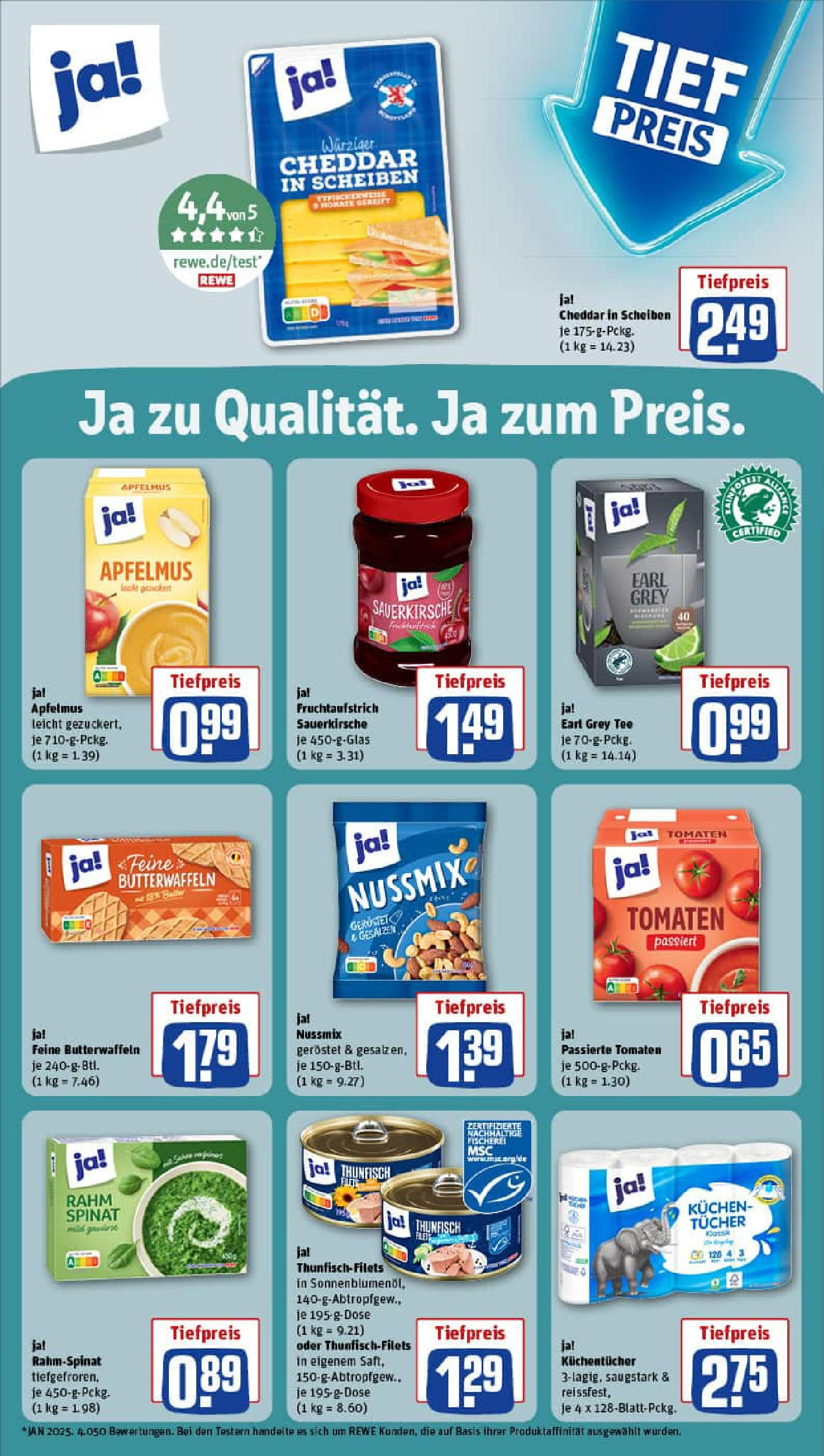 REWE Prospekt ab 21.09.2025 zum Blättern » Angebote | Seite: 19 | Produkte: Butter, Tomaten, Apple, Kuchen REWE Prospekt ab 21.09.2025 zum Blättern » Angebote | Seite: 19 | Produkte: Butter, Tomaten, Apple, Kuchen
