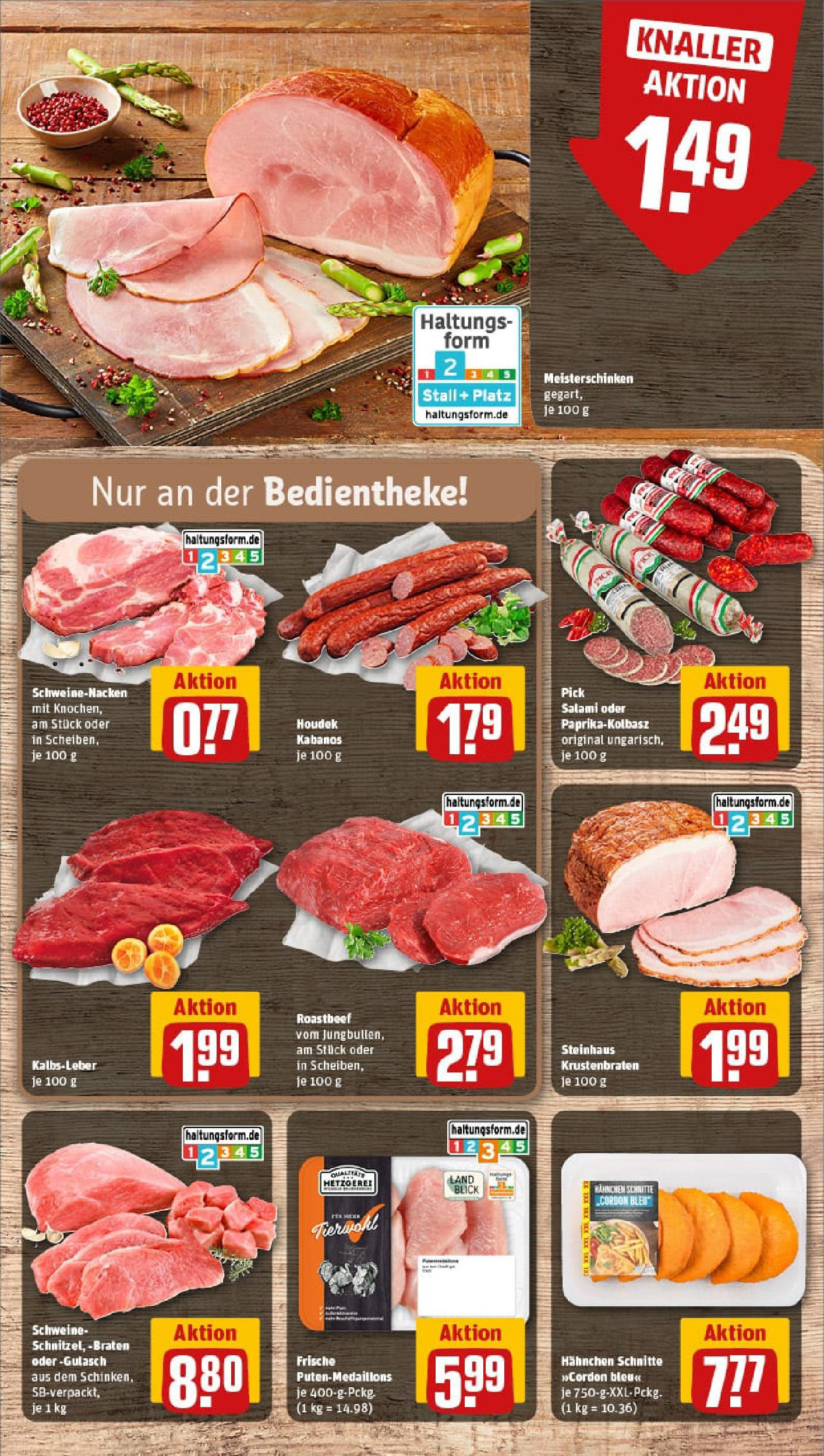 REWE Prospekt ab 21.09.2025 zum Blättern » Angebote | Seite: 12 | Produkte: Kaninchen, Schweinenacken, Roastbeef, Kalbsleber