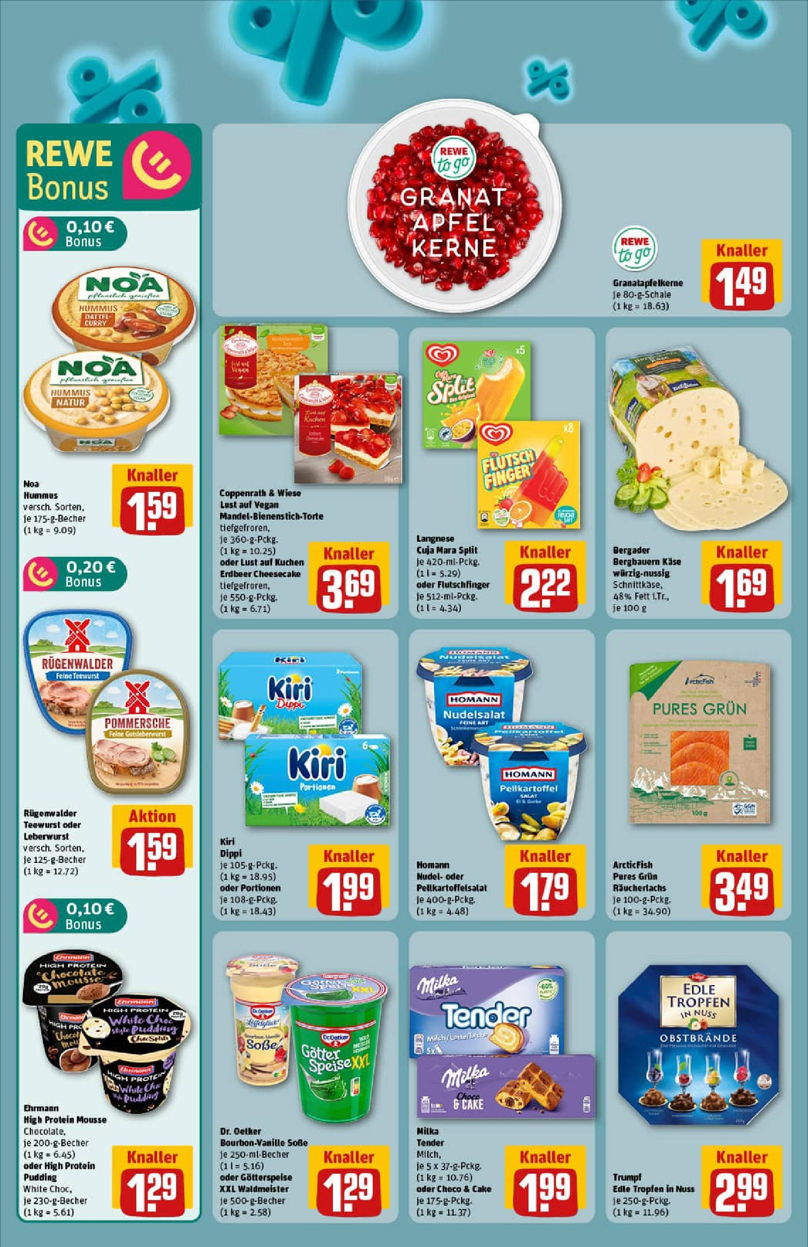 REWE Prospekt ab 21.09.2025 zum Blättern » Angebote | Seite: 7 | Produkte: Langnese, Äpfel, Pudding, Salat REWE Prospekt ab 21.09.2025 zum Blättern » Angebote | Seite: 7 | Produkte: Langnese, Äpfel, Pudding, Salat