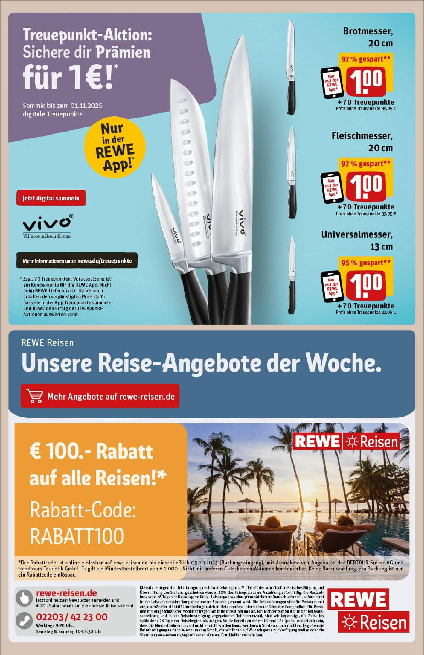 REWE Prospekt ab 21.09.2025 zum Blättern » Angebote | Seite: 11 | Produkte: Vivo, Uhr REWE Prospekt ab 21.09.2025 zum Blättern » Angebote | Seite: 11 | Produkte: Vivo, Uhr