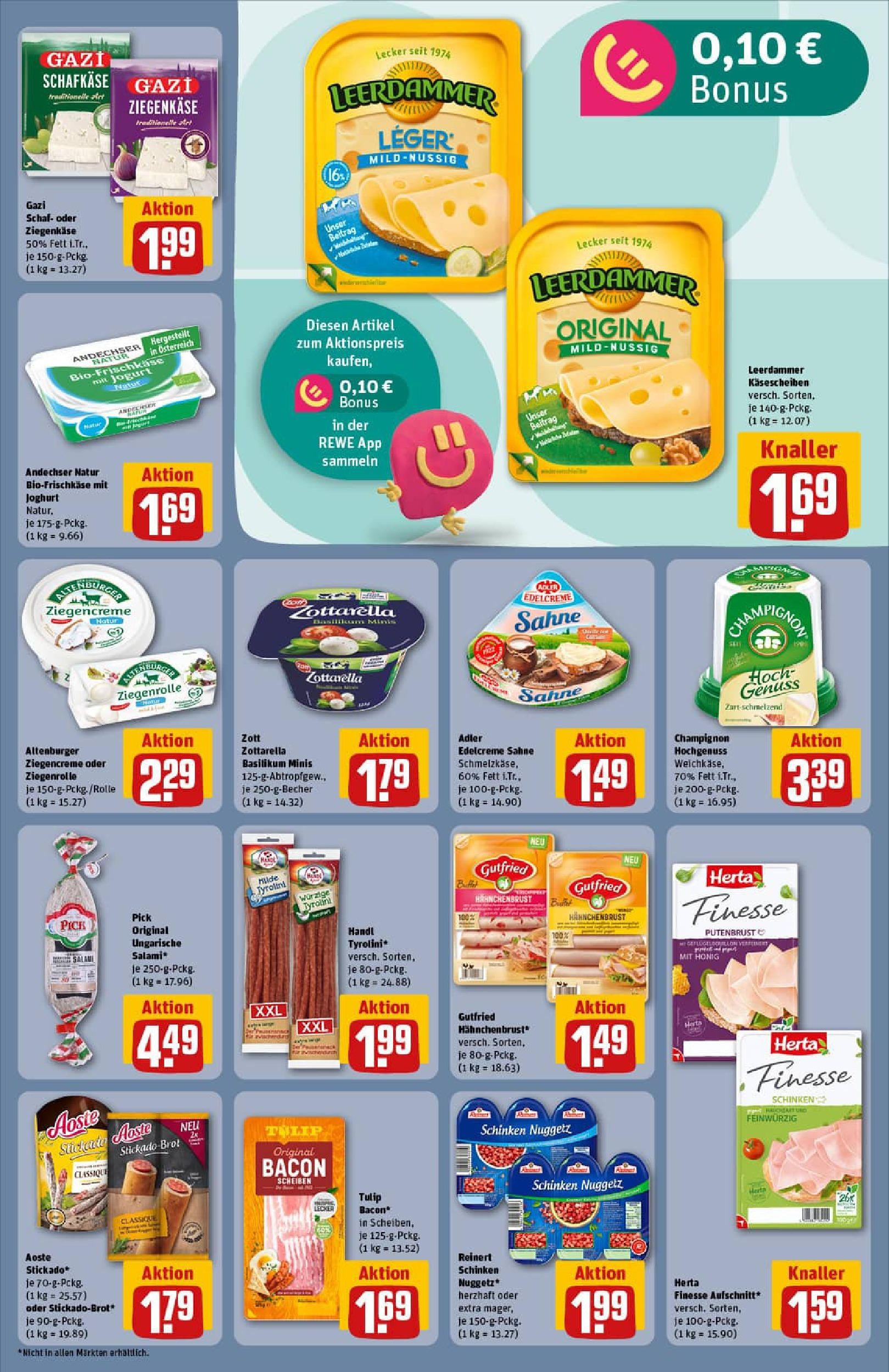 REWE Prospekt ab 21.09.2025 zum Blättern » Angebote | Seite: 21 | Produkte: Mozzarella, Salami, Sahne, Hahnchenbrust REWE Prospekt ab 21.09.2025 zum Blättern » Angebote | Seite: 21 | Produkte: Mozzarella, Salami, Sahne, Hahnchenbrust