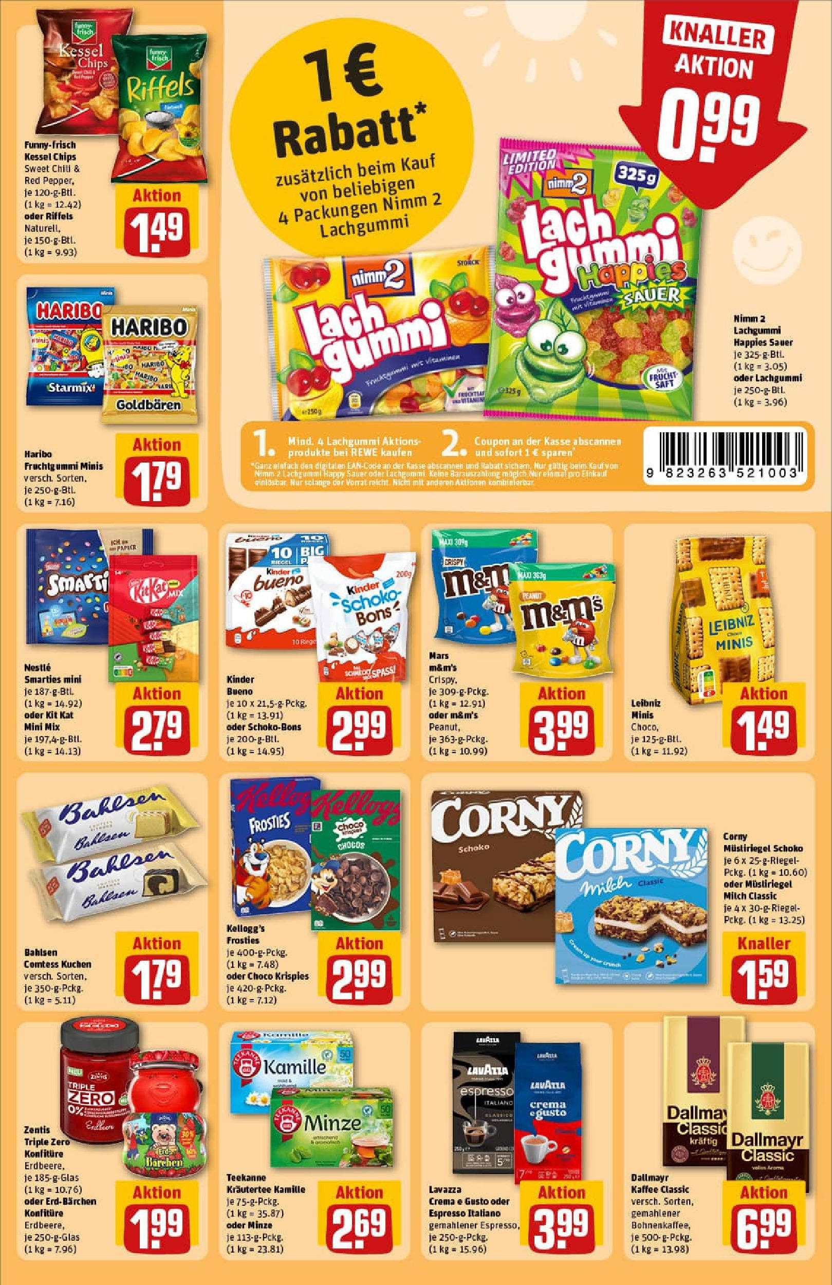 REWE Prospekt ab 21.09.2025 zum Blättern » Angebote | Seite: 35 | Produkte: Smarties, M&M's, Mars, Teekanne REWE Prospekt ab 21.09.2025 zum Blättern » Angebote | Seite: 35 | Produkte: Smarties, M&M's, Mars, Teekanne