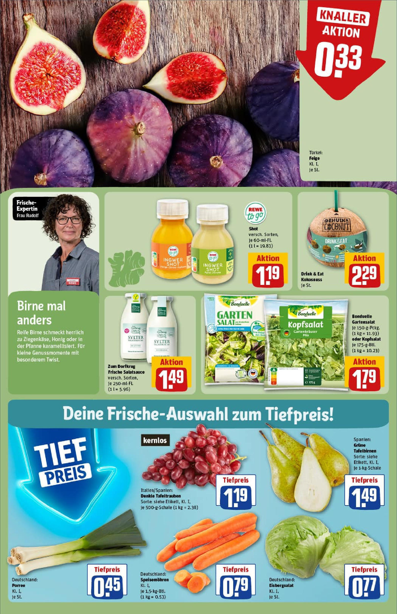 REWE Prospekt ab 21.09.2025 zum Blättern » Angebote | Seite: 12 | Produkte: Dressing, Eisbergsalat, Birne REWE Prospekt ab 21.09.2025 zum Blättern » Angebote | Seite: 12 | Produkte: Dressing, Eisbergsalat, Birne