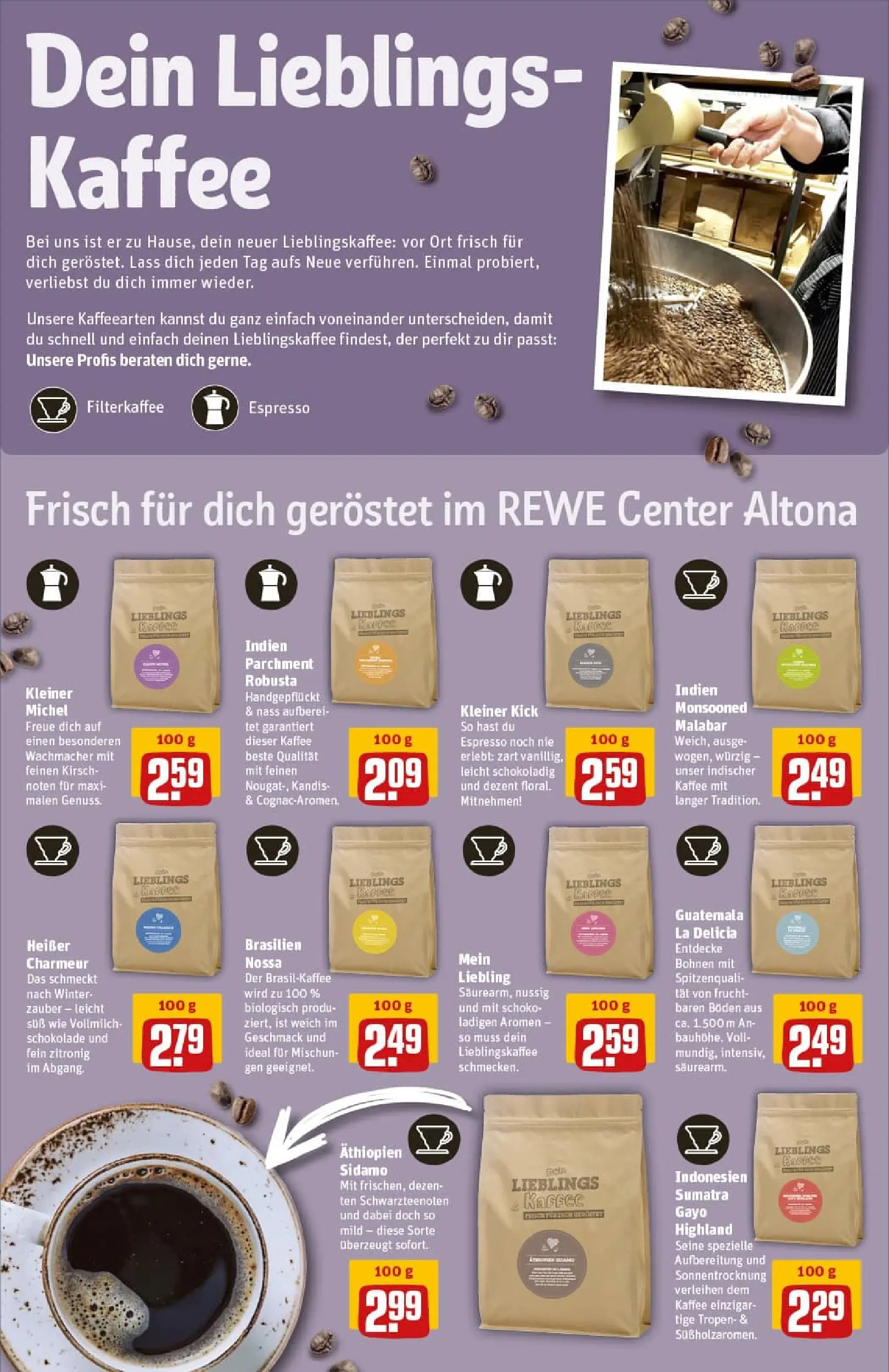 REWE Prospekt ab 19.10.2025 zum Blättern » Angebote | Seite: 14 | Produkte: Kaffee, Schokolade