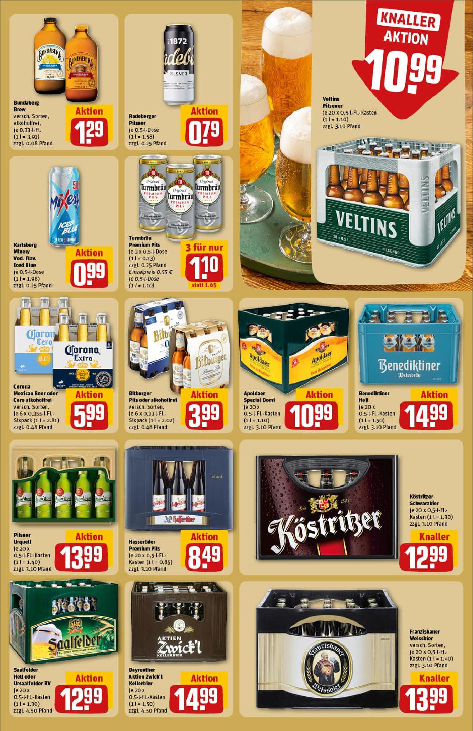 REWE Prospekt ab 21.09.2025 zum Blättern » Angebote | Seite: 27 | Produkte: Kostritzer, Weißbier, Mixery, Hasseröder