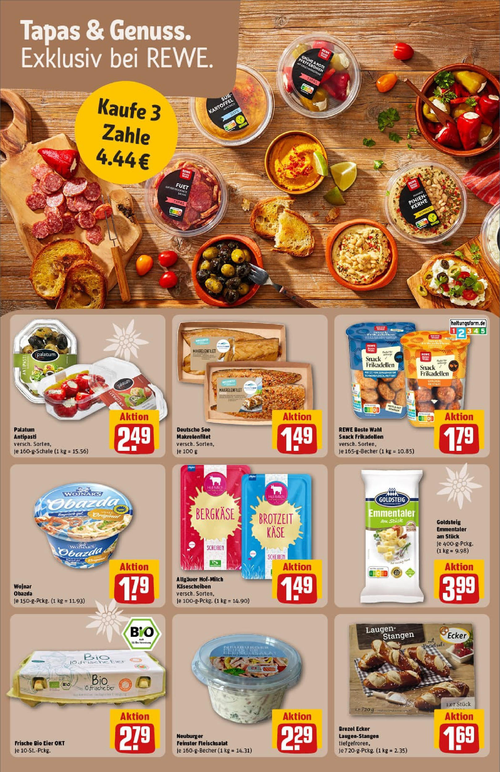 REWE Prospekt ab 21.09.2025 zum Blättern » Angebote | Seite: 25 | Produkte: Käse, Eier REWE Prospekt ab 21.09.2025 zum Blättern » Angebote | Seite: 25 | Produkte: Käse, Eier