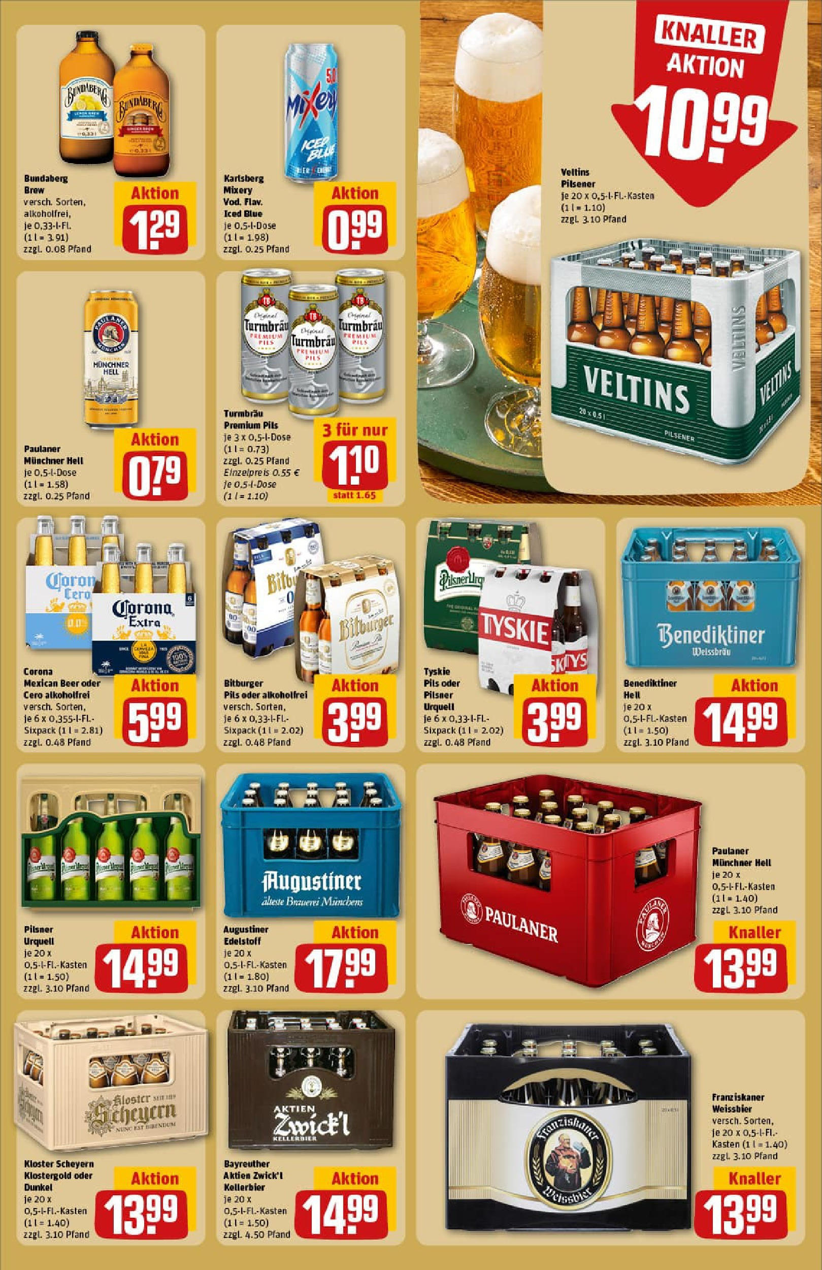 REWE Prospekt ab 21.09.2025 zum Blättern » Angebote | Seite: 31 | Produkte: Bitburger, Weißbier, Pilsner urquell, Paulaner REWE Prospekt ab 21.09.2025 zum Blättern » Angebote | Seite: 31 | Produkte: Bitburger, Weißbier, Pilsner urquell, Paulaner