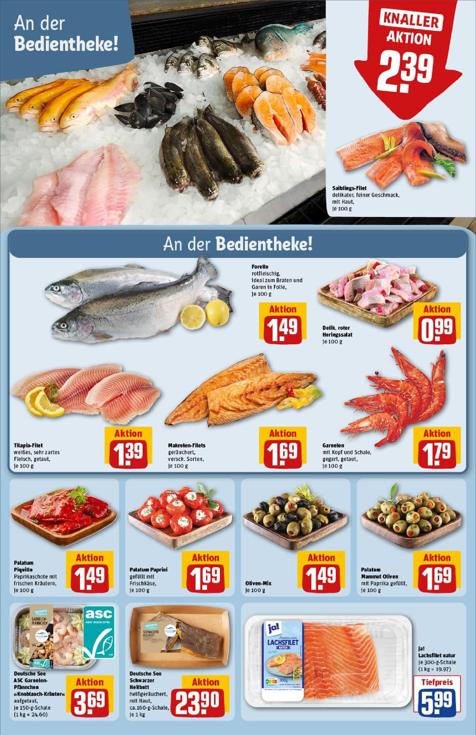 REWE Prospekt ab 21.09.2025 zum Blättern » Angebote | Seite: 16 | Produkte: Garnelen, Paprika