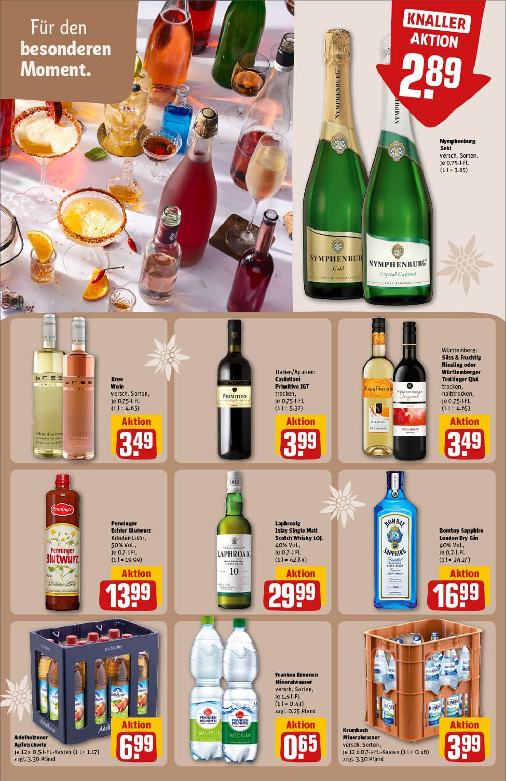 REWE Prospekt ab 21.09.2025 zum Blättern » Angebote | Seite: 26 | Produkte: Whisky, Adelholzener, Mineralwasser, Gin REWE Prospekt ab 21.09.2025 zum Blättern » Angebote | Seite: 26 | Produkte: Whisky, Adelholzener, Mineralwasser, Gin