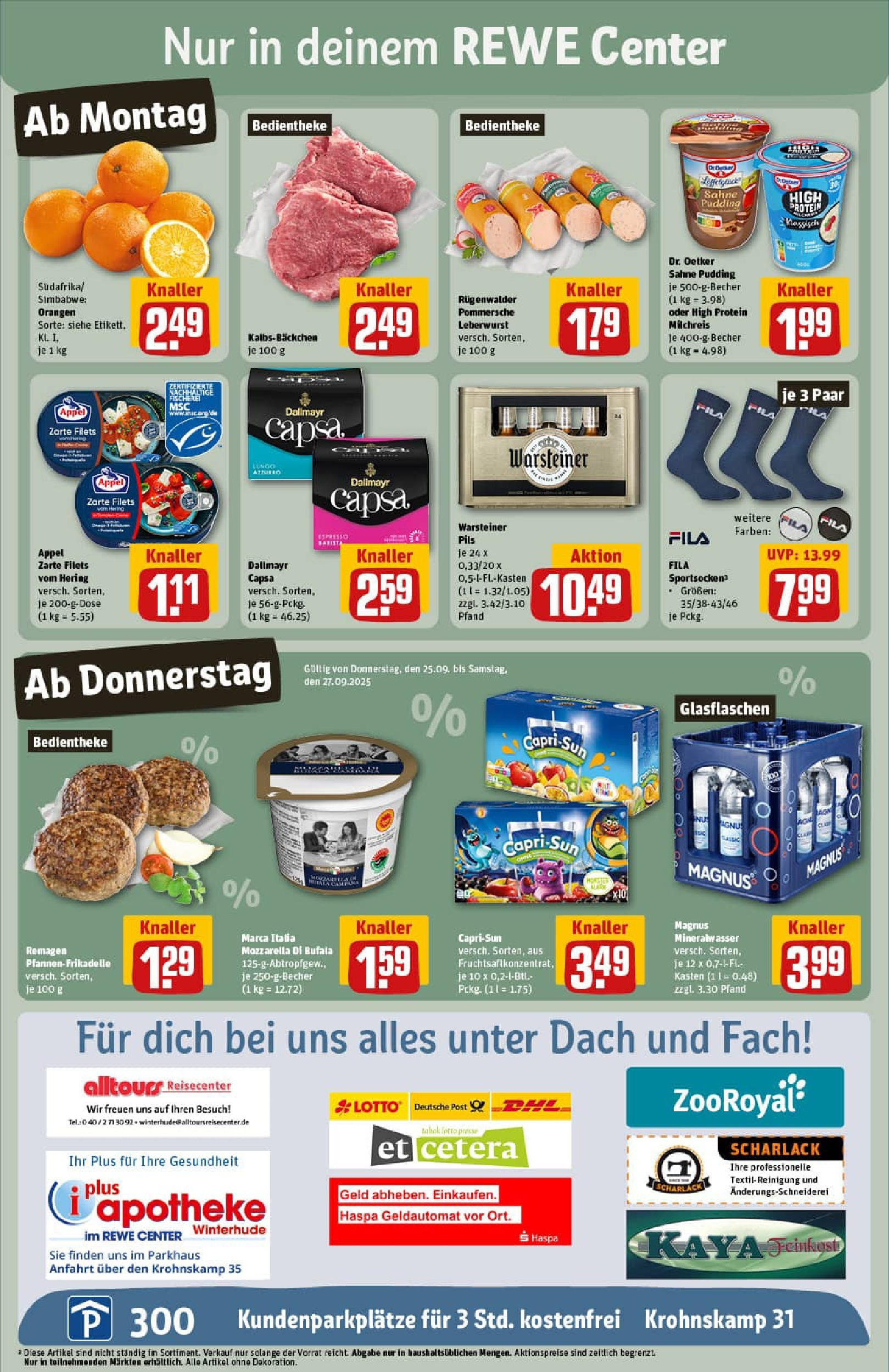 REWE Prospekt ab 21.09.2025 zum Blättern » Angebote | Seite: 3 | Produkte: Presse, Orangen, Dallmayr, Sahne REWE Prospekt ab 21.09.2025 zum Blättern » Angebote | Seite: 3 | Produkte: Presse, Orangen, Dallmayr, Sahne
