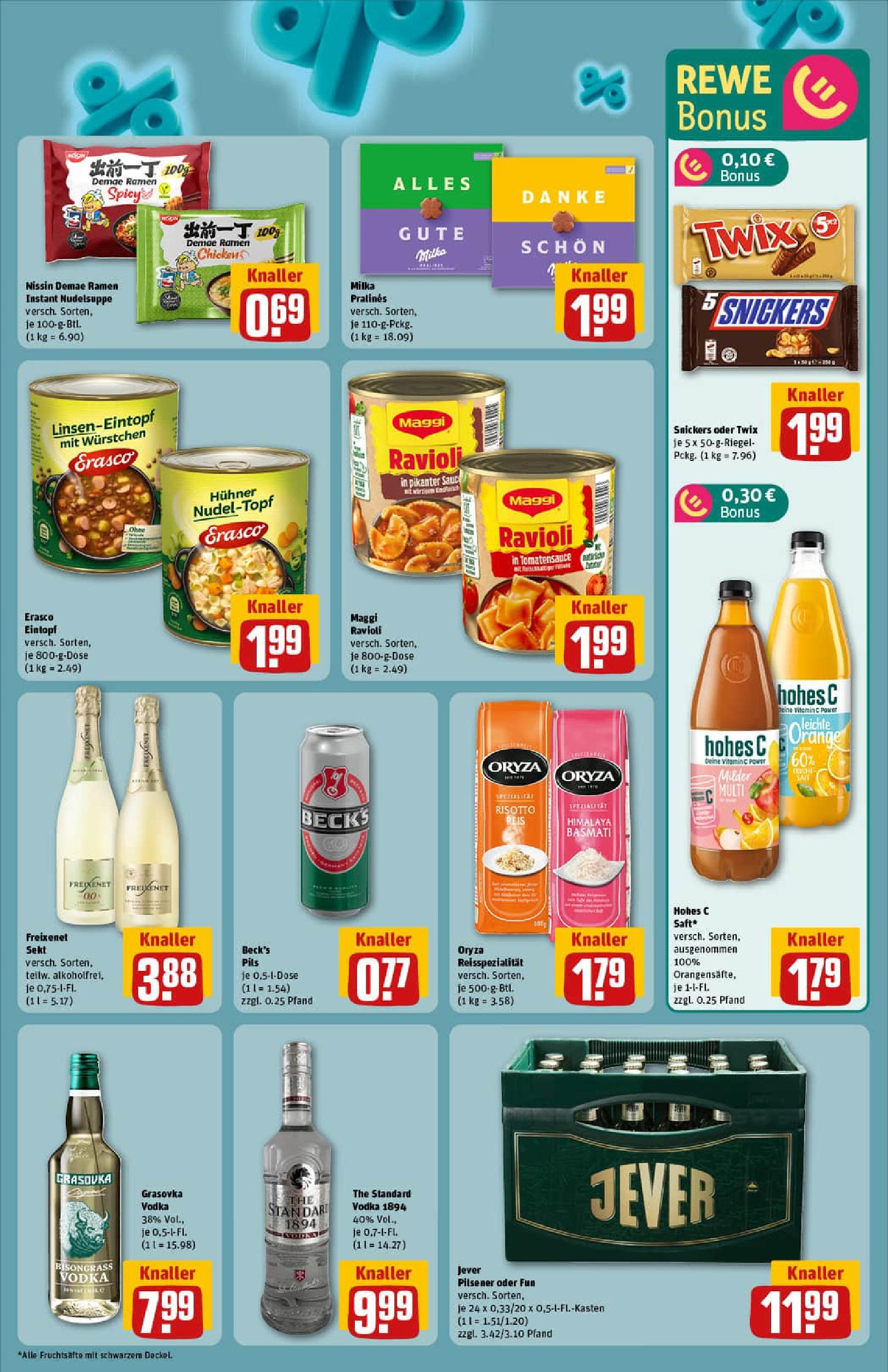 REWE Prospekt ab 21.09.2025 zum Blättern » Angebote | Seite: 7 | Produkte: Maggi, Freixenet, Pils, Milka REWE Prospekt ab 21.09.2025 zum Blättern » Angebote | Seite: 7 | Produkte: Maggi, Freixenet, Pils, Milka
