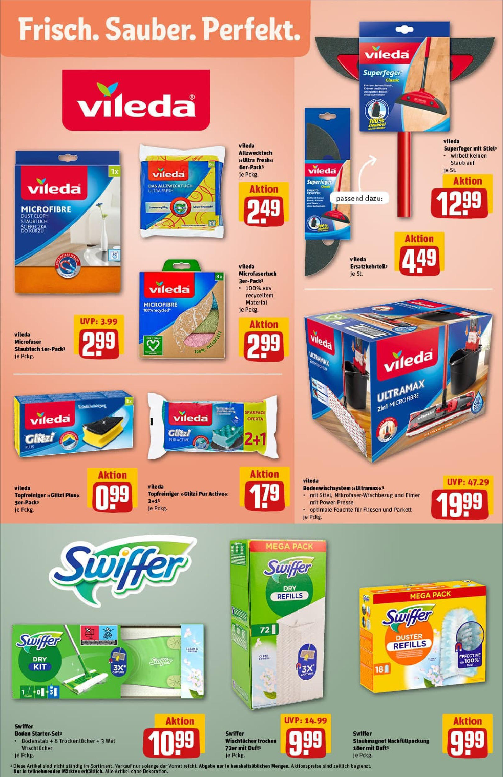 REWE Prospekt ab 21.09.2025 zum Blättern » Angebote | Seite: 38 | Produkte: Swiffer